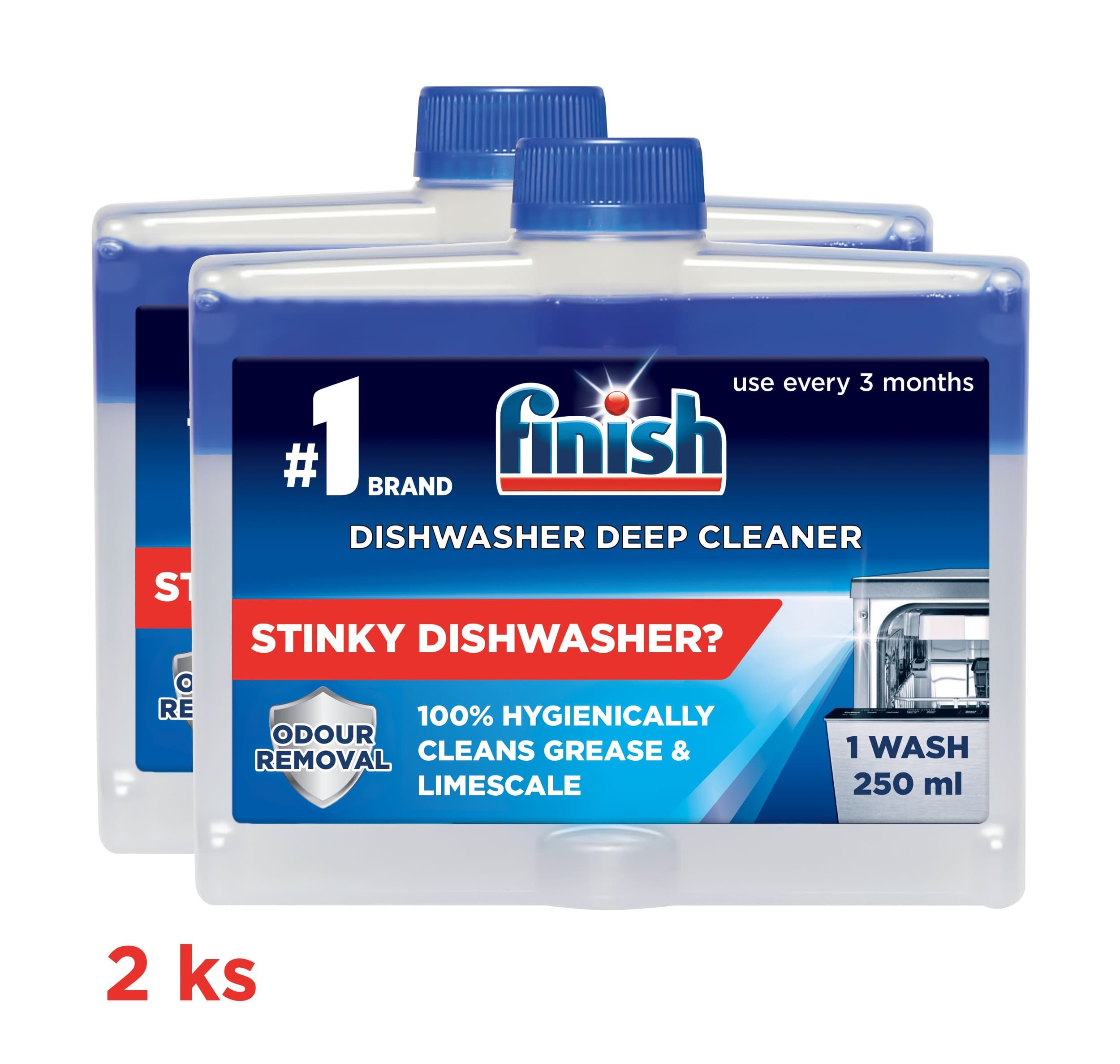 Finish Čistič myčky regular 2x250 ml