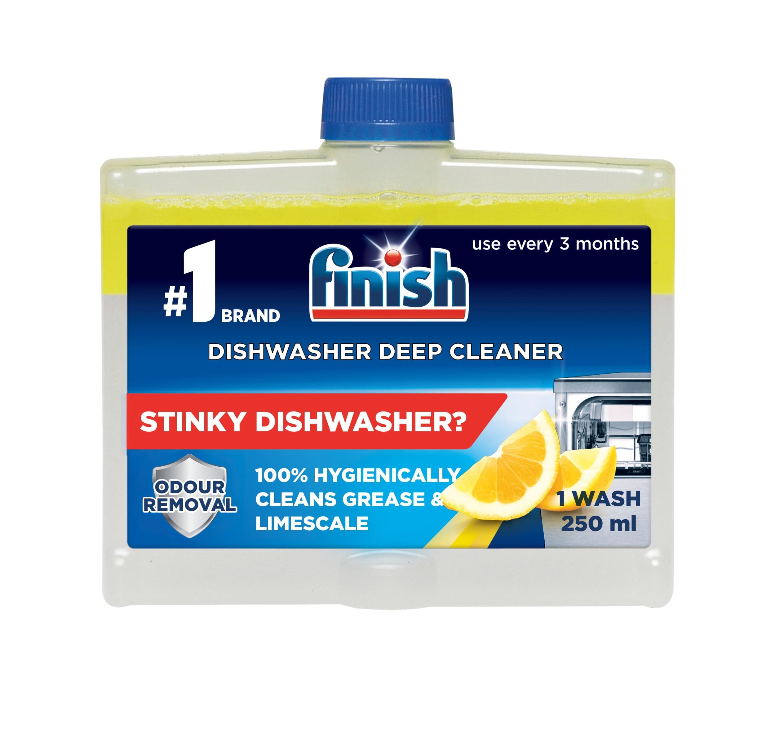 Finish čistič myčky lemon 250 ml