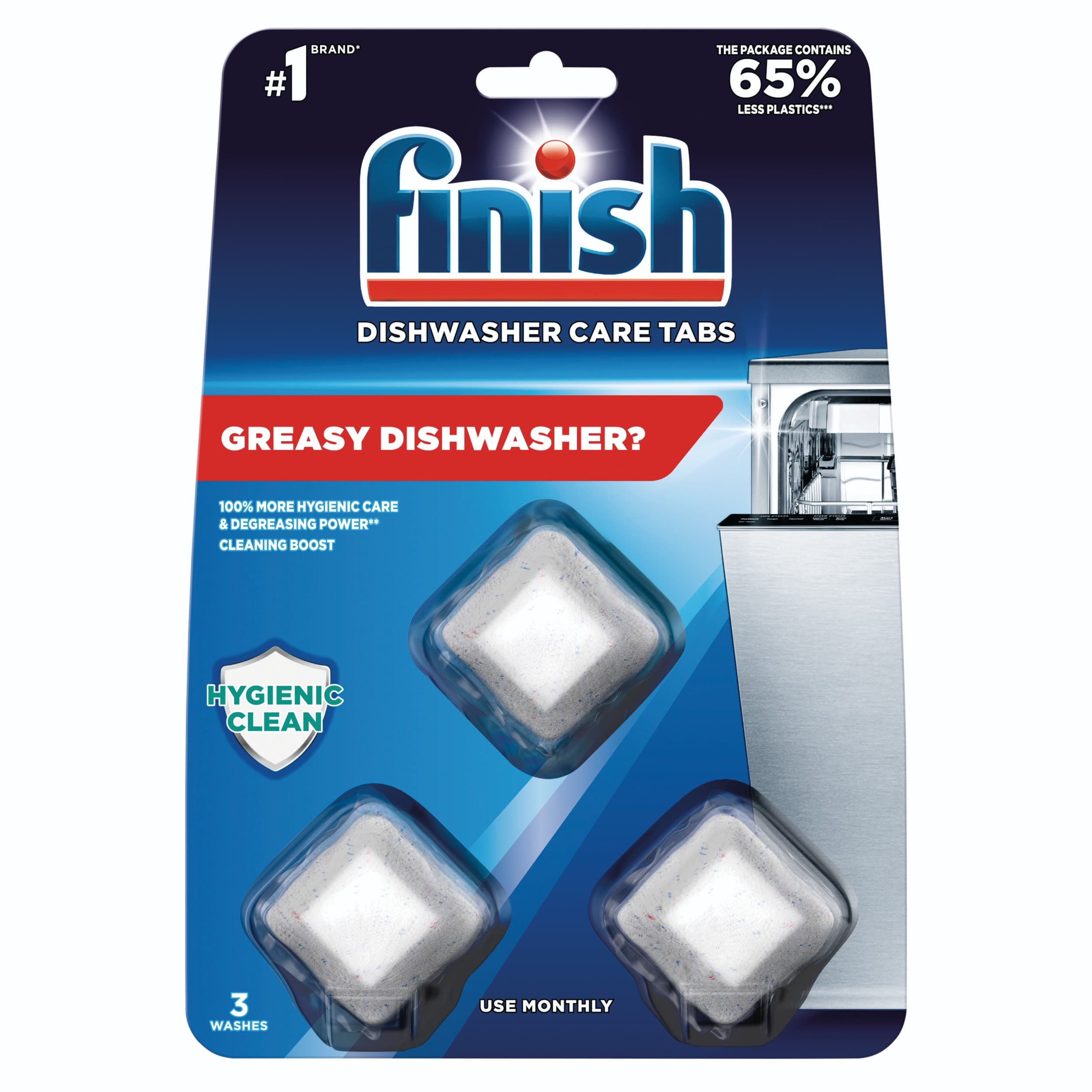 Finish Kapsle na čištění myčky 3x17 g
