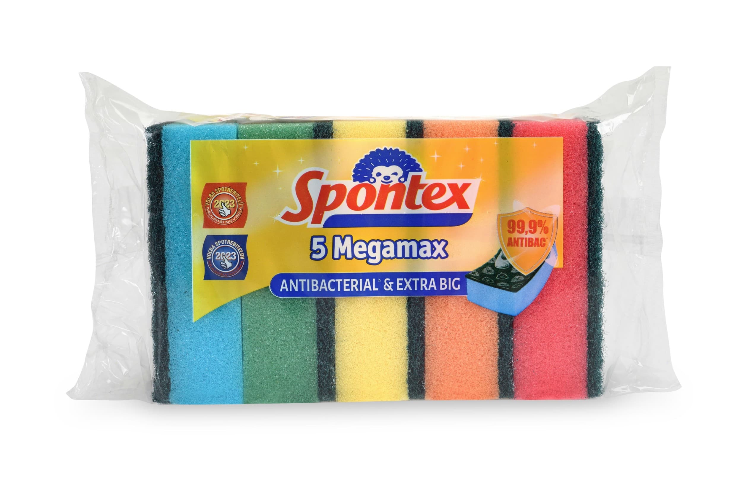 Spontex Megamax antibacterial houbičky 5ks