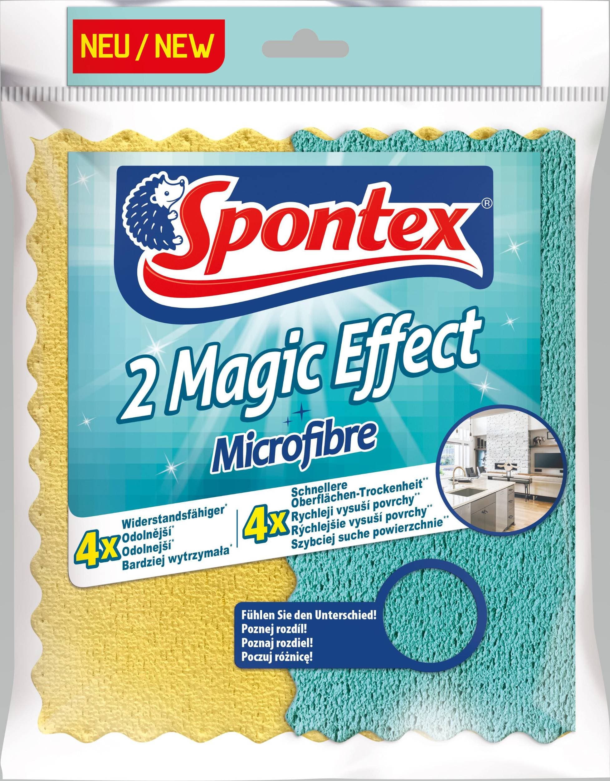 Spontex Magic Effect utěrka z mikrovlákna 2ks