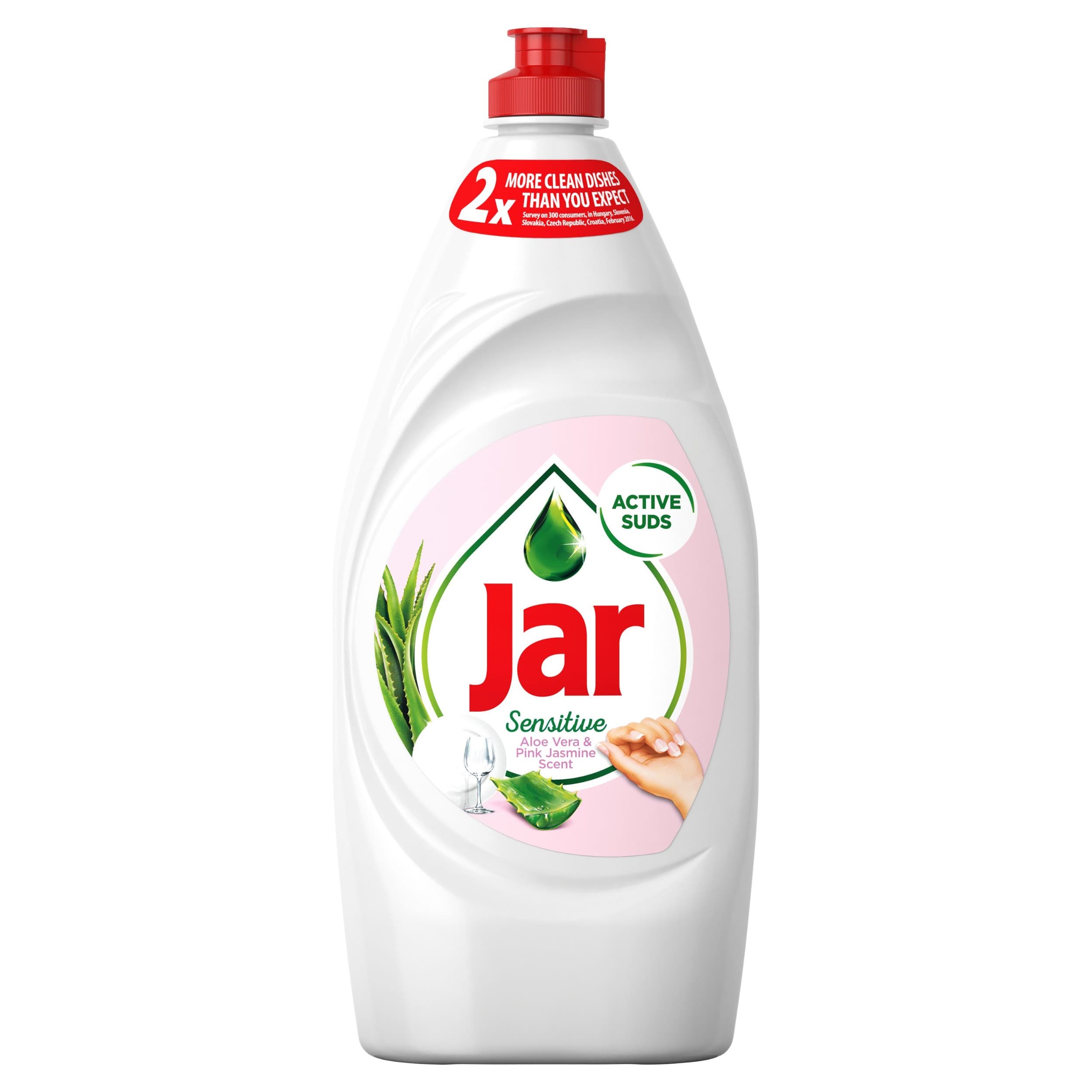 Jar Sensitive Aloe Vera&Pink Jasmin Tekutý prostředek na nádobí 900 ml