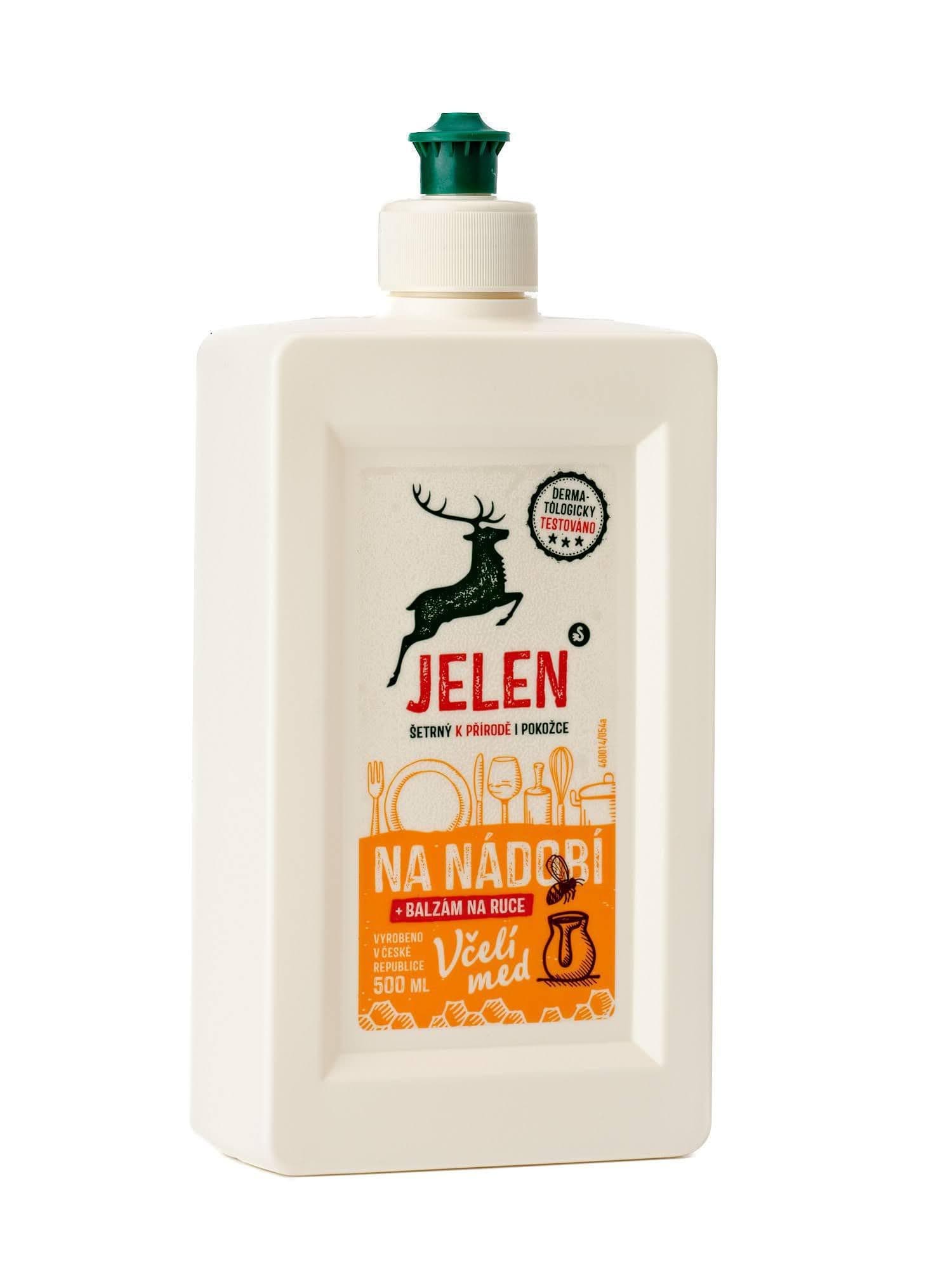 Jelen Na nádobí včelí med 500 ml