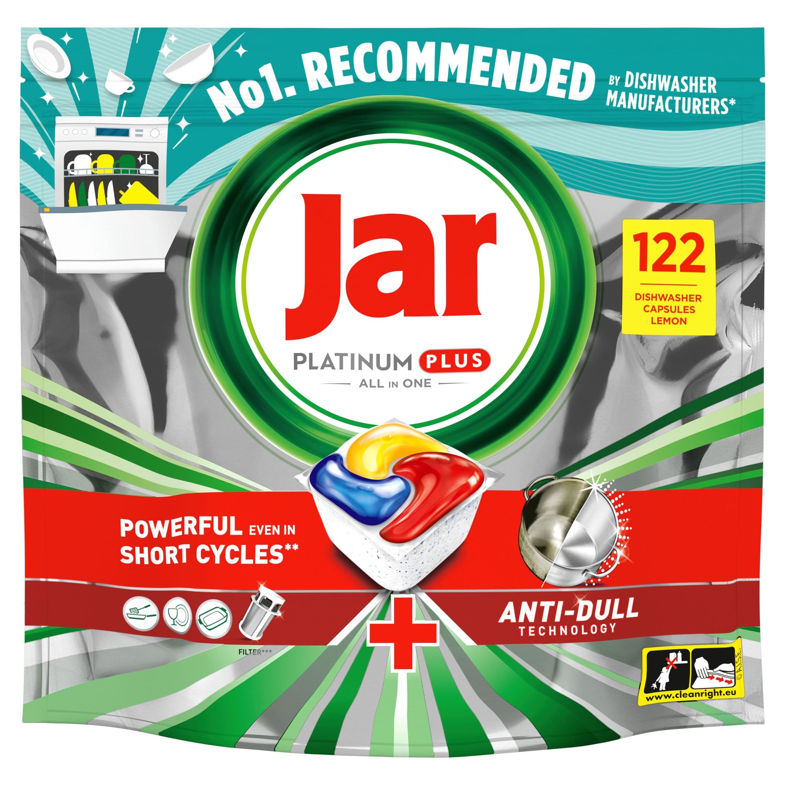 Jar Platinum Plus Kapsle Lemon 122ks
