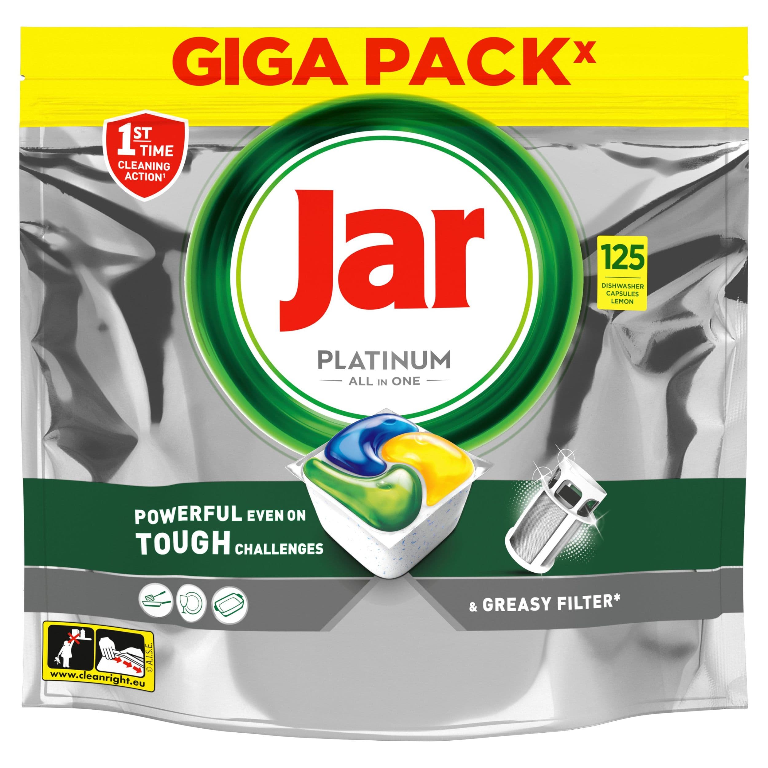 Jar Plat All in One Kapsle Lemon 125ks