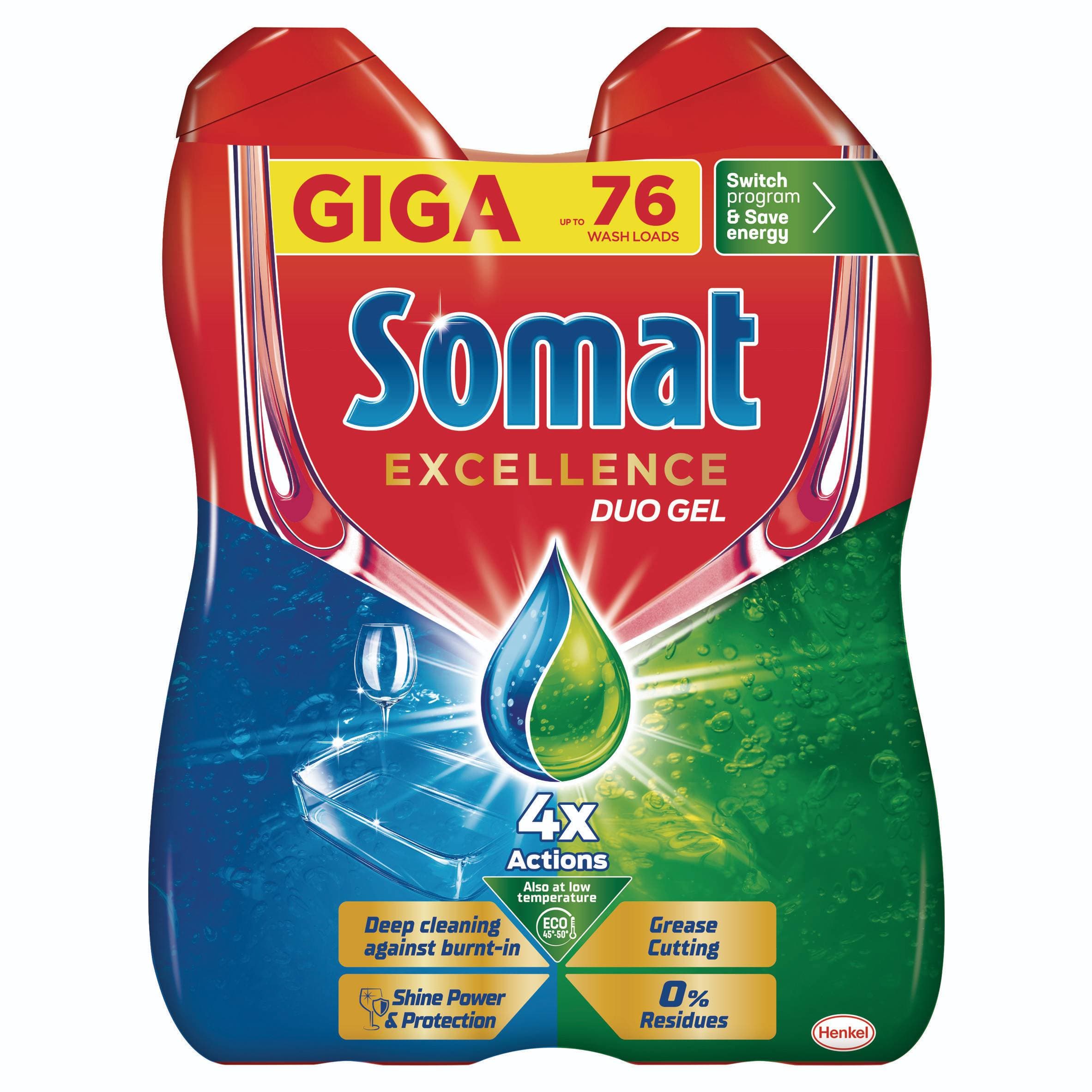 Somat Excellence Gel Anti-Grease 76dávek