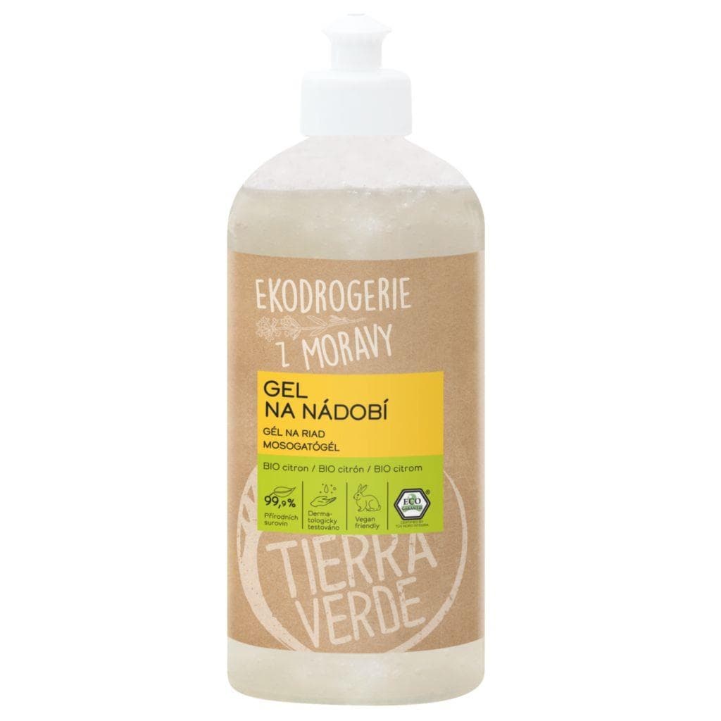 Tierra Verde Gel na nádobí BIO citron 500ml