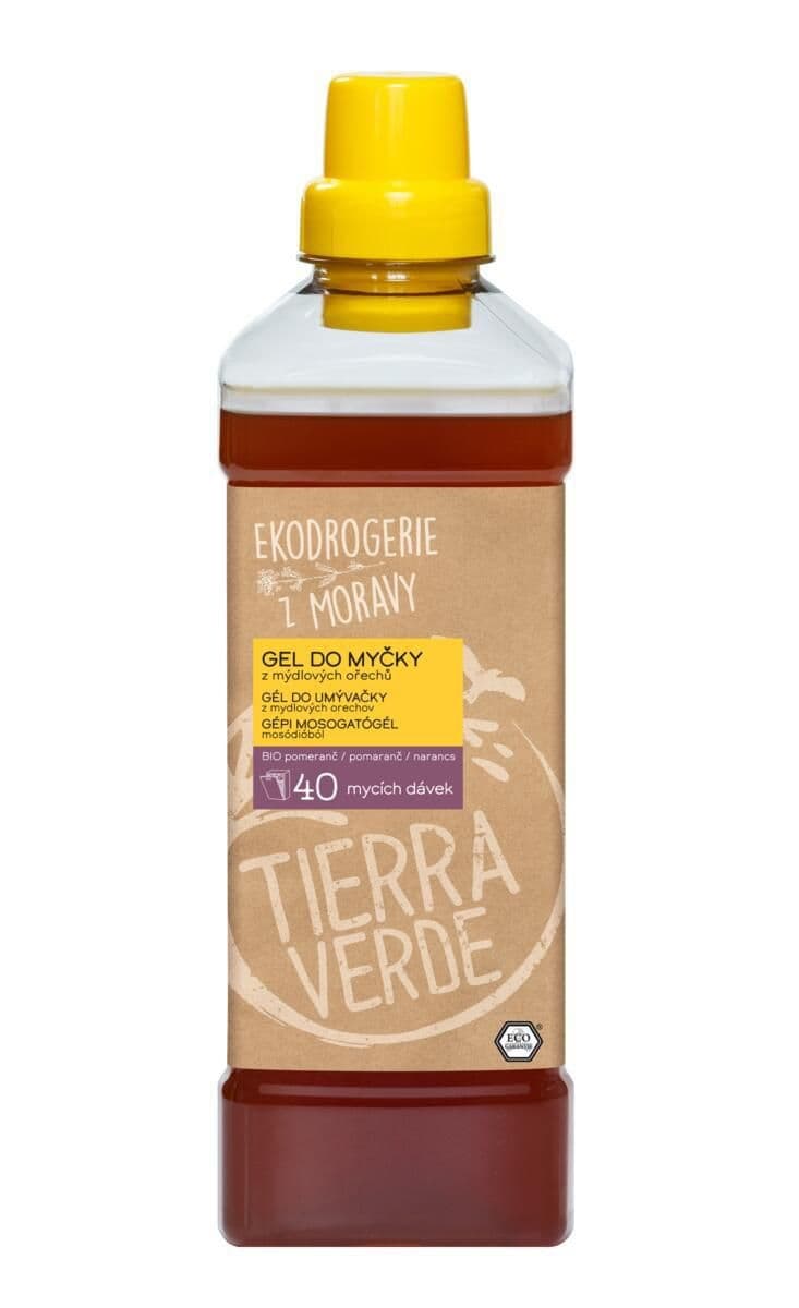Tierra Verde Gel do myčky BIO pomeranč 1l 40 praní