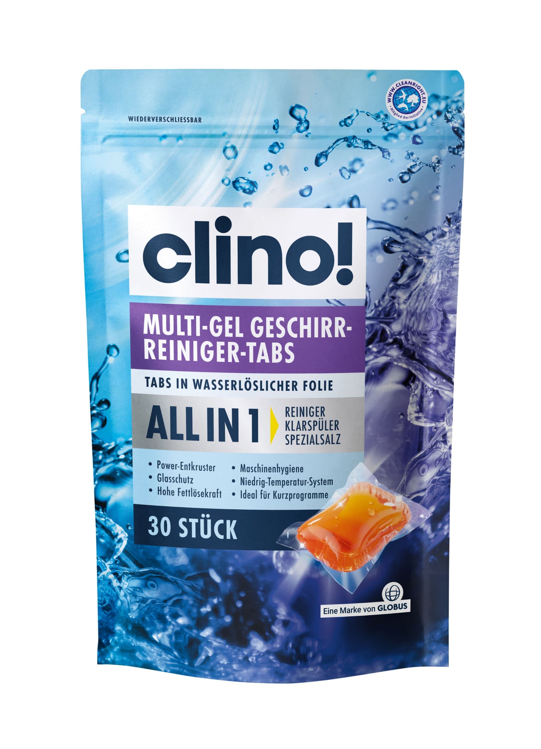 Clino! Gelové tablety do myčky 30 ks