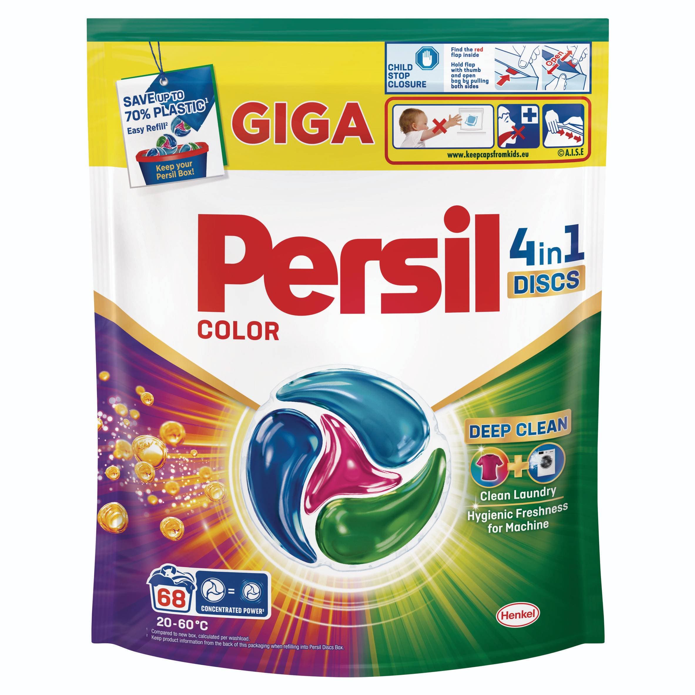 Persil prací kapsle Discs 4v1 Color 68 praní