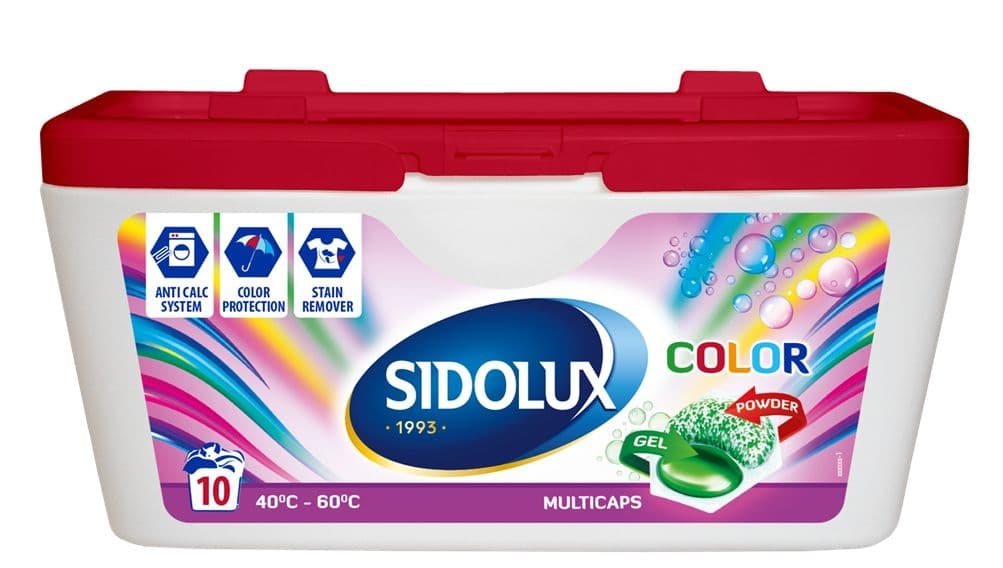 Sidolux prací kapsle color 10 ks