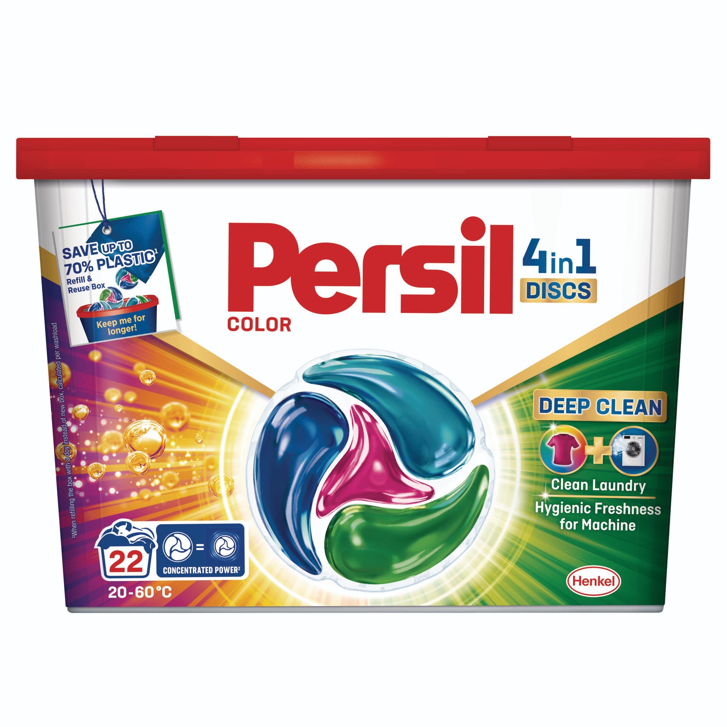 Persil prací kapsle Discs 4v1 Color 20 praní