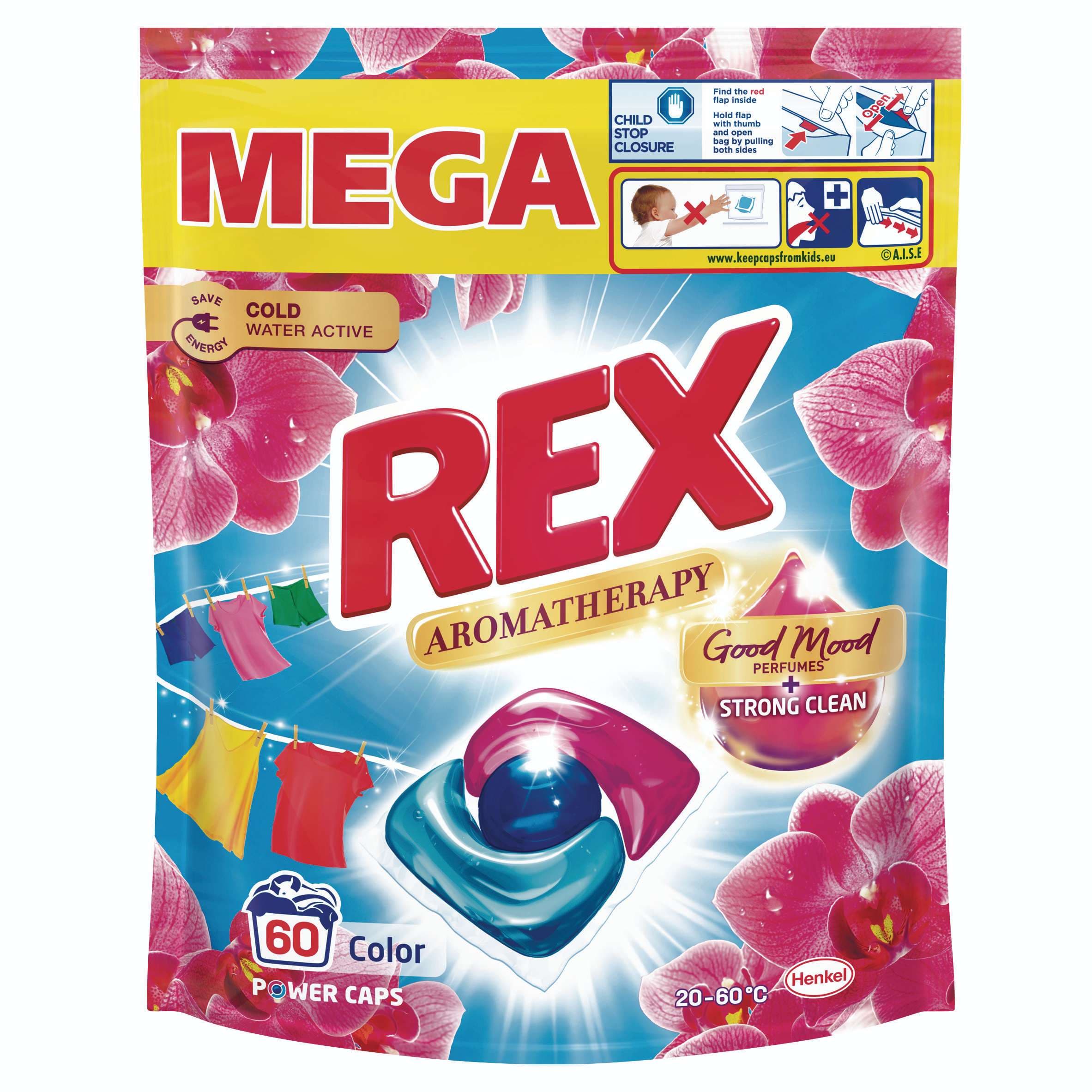 Rex Caps AT Orchid Color 720g 60dávek
