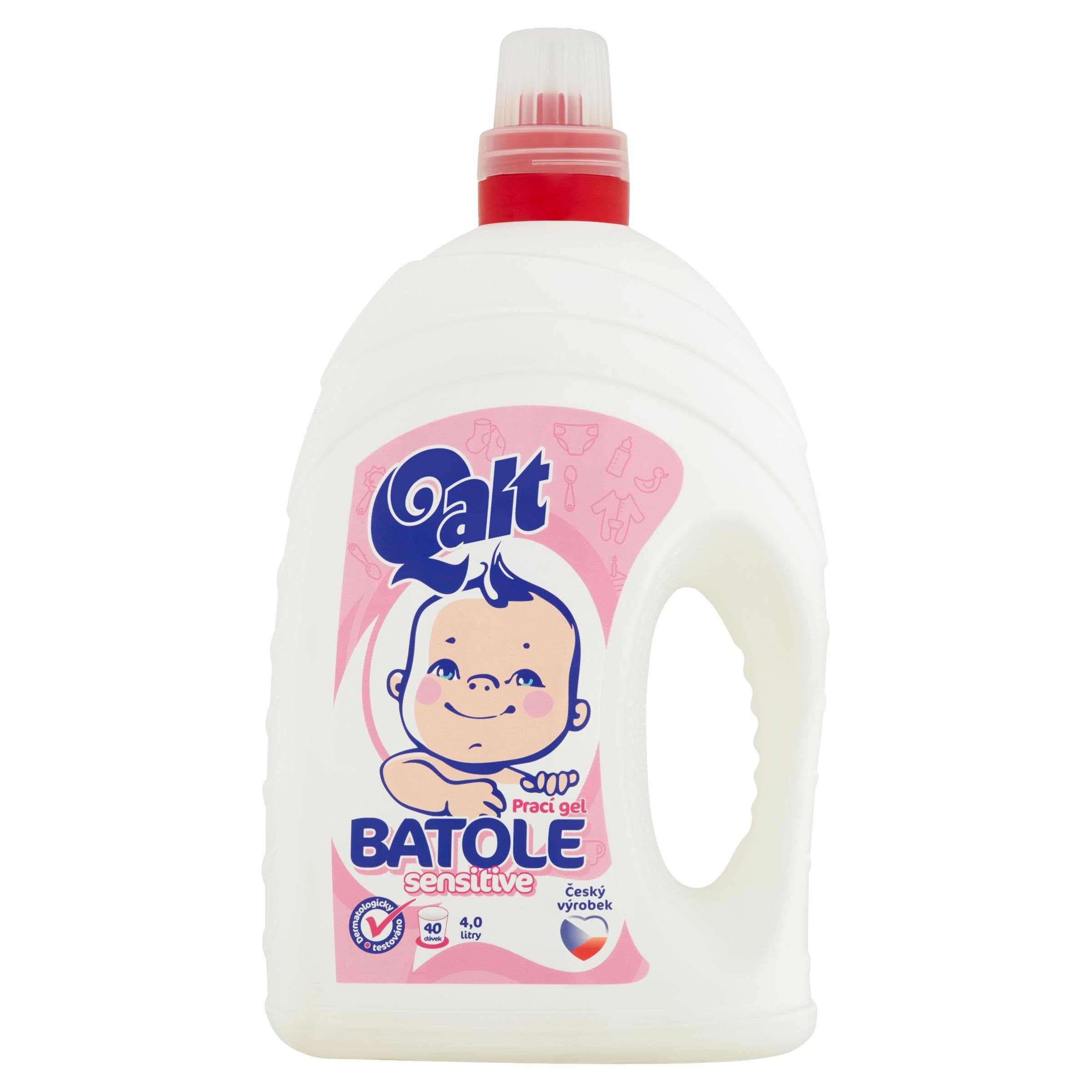 Qalt Batole Sensitive účinný prací gel vhodný pro dětskou a citlivou pokožku 4 l 40 praní