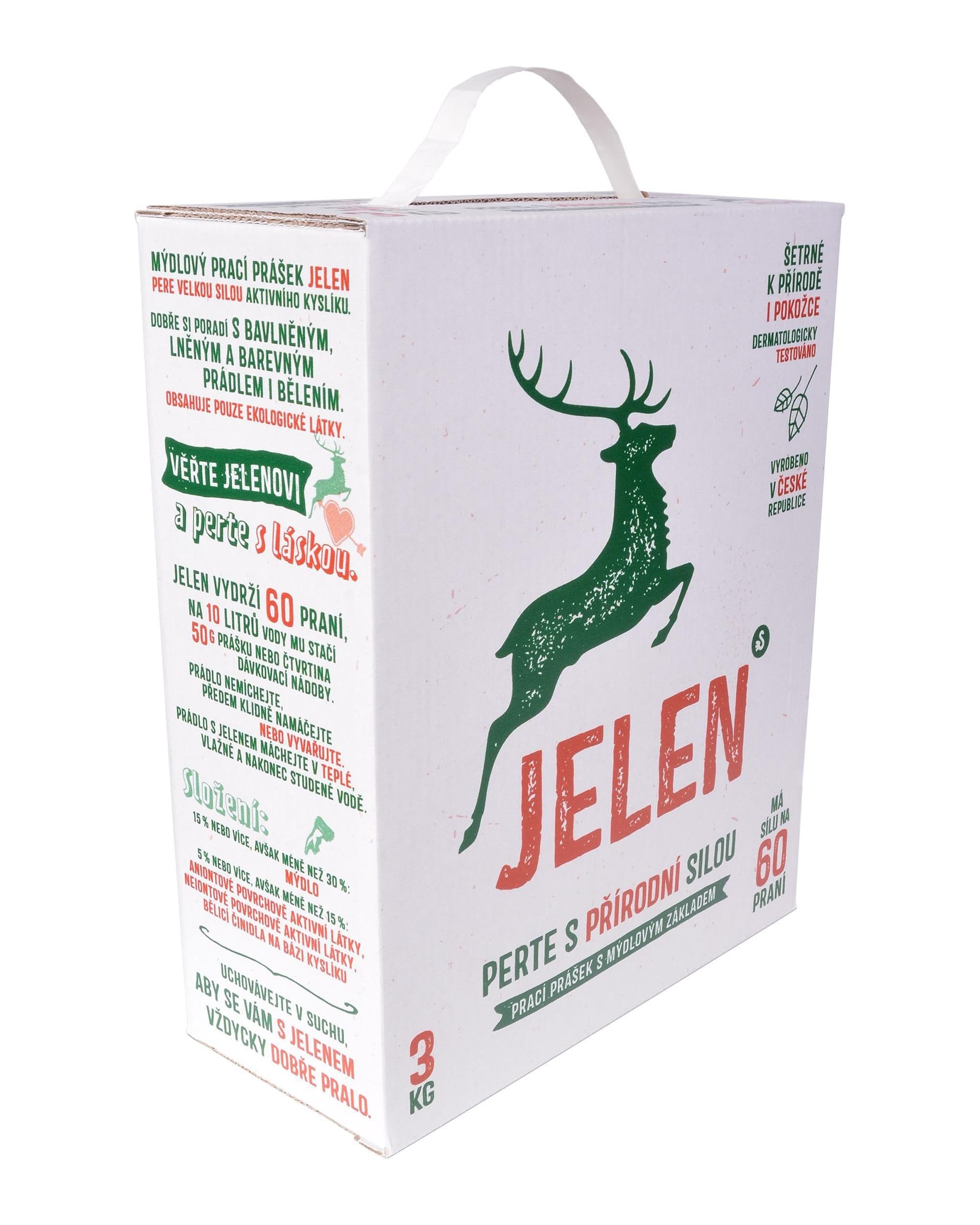 Jelen Mýdlový prášek 3 kg 60 praní