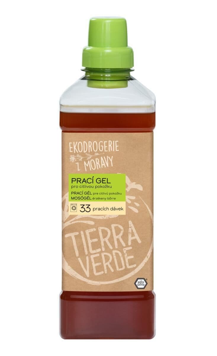 Tierra Verde Prací gel citlivá pokožka 1l 33 praní