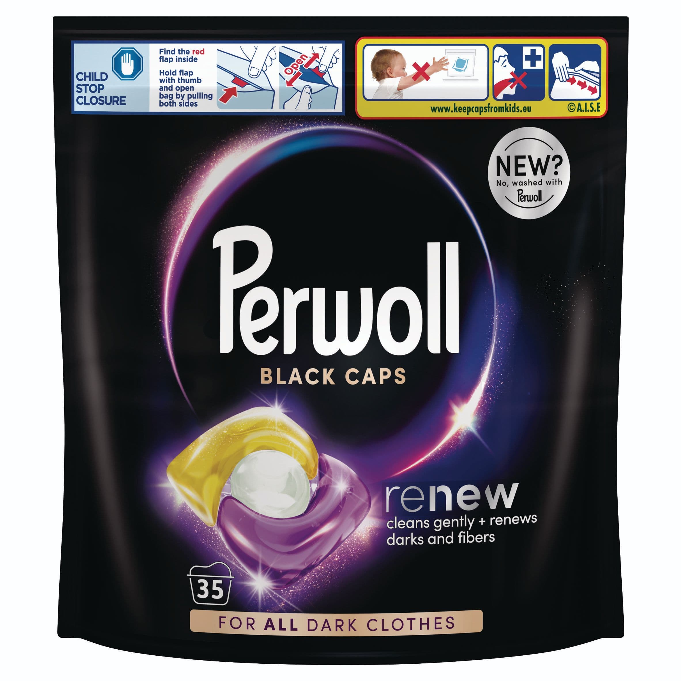 Perwoll Black Caps 35 praní