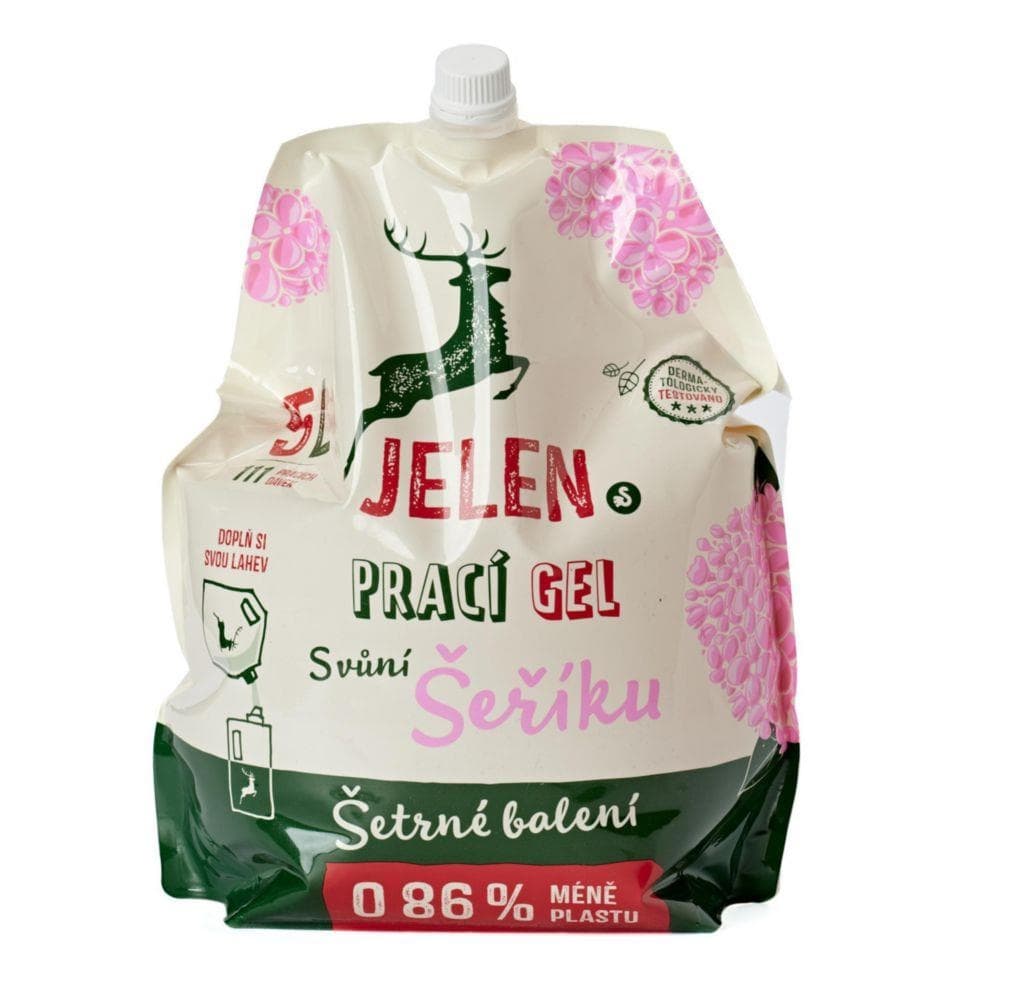Jelen prací gel s vůní šeříku 5 l Refill 111 dávek