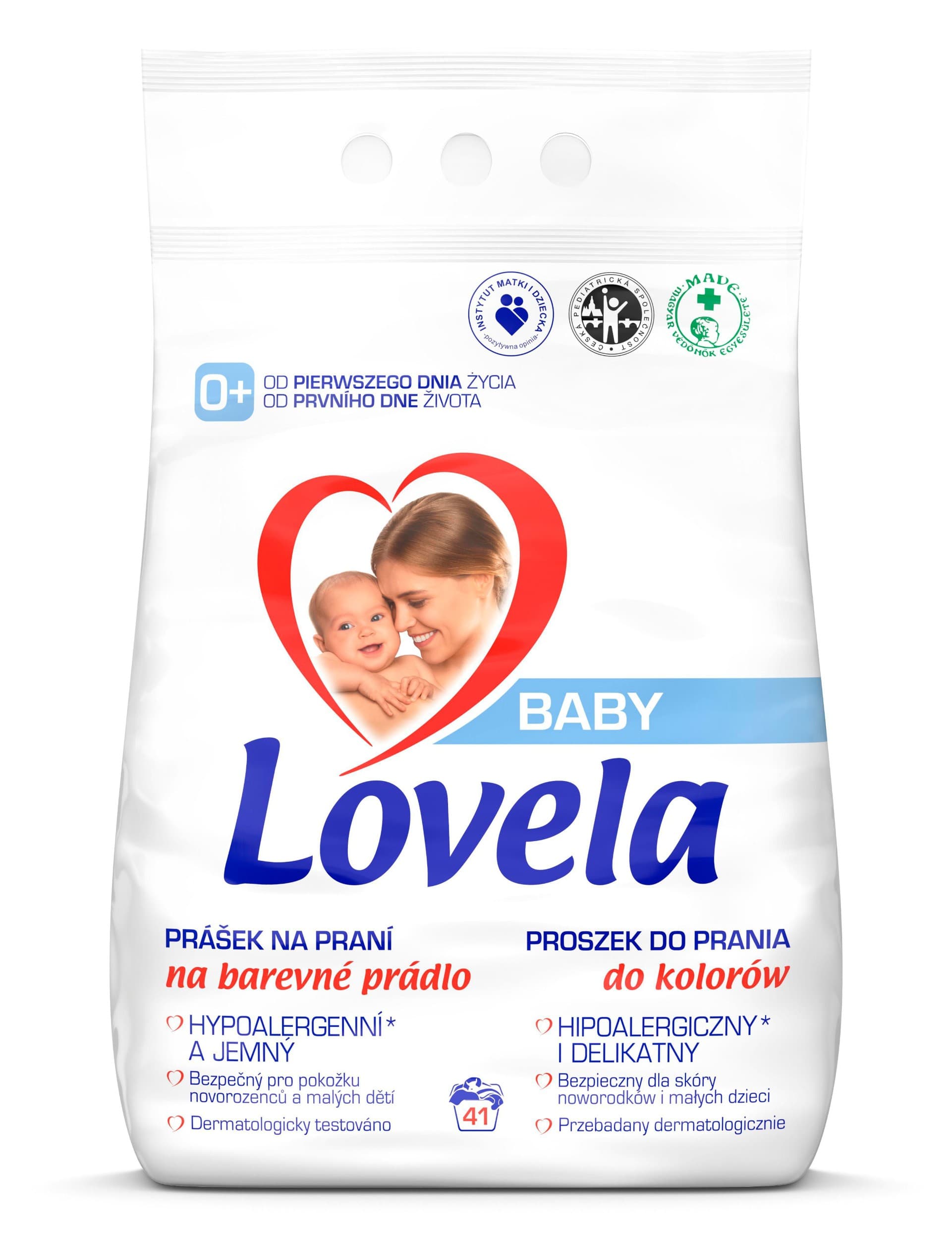Lovela Baby Prášek na praní na barevné prádlo 4,1kg 41 praní