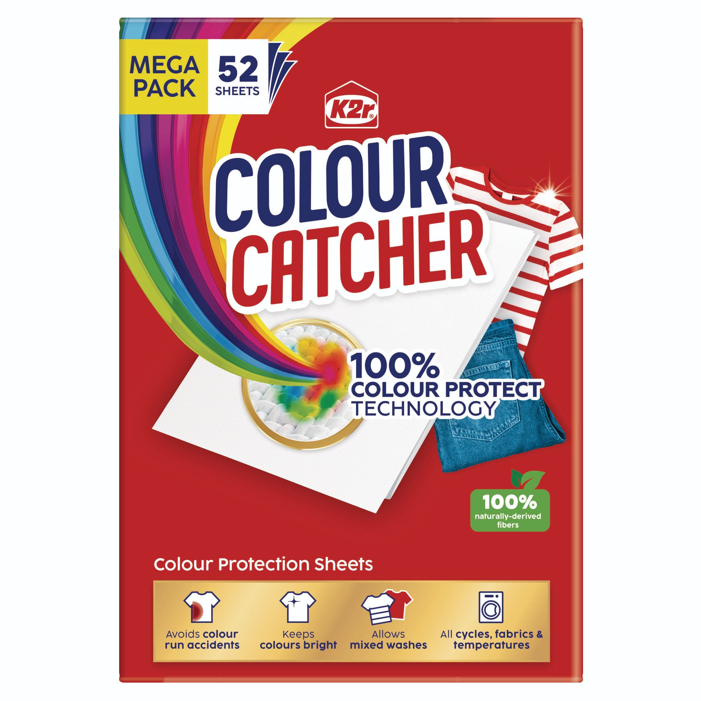 K2r Color Catcher ubrousek pro praní prádla 52 ks