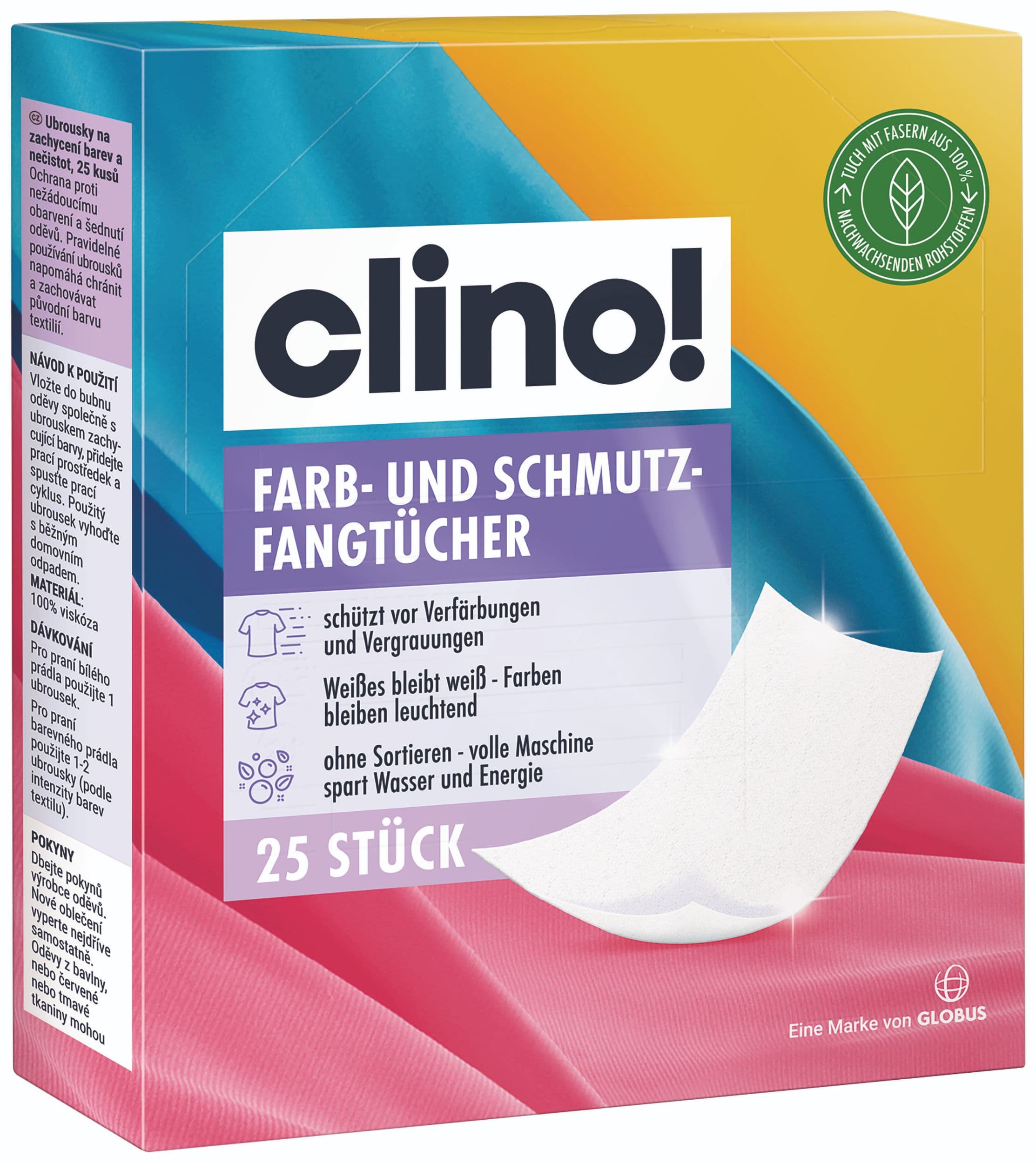 Clino! Ubrousky proti zabarvení 25 ks