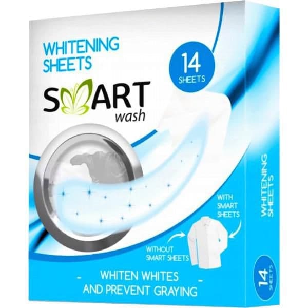 SMART wash<br>Whitening ubrousky do pračky <br>14 ks