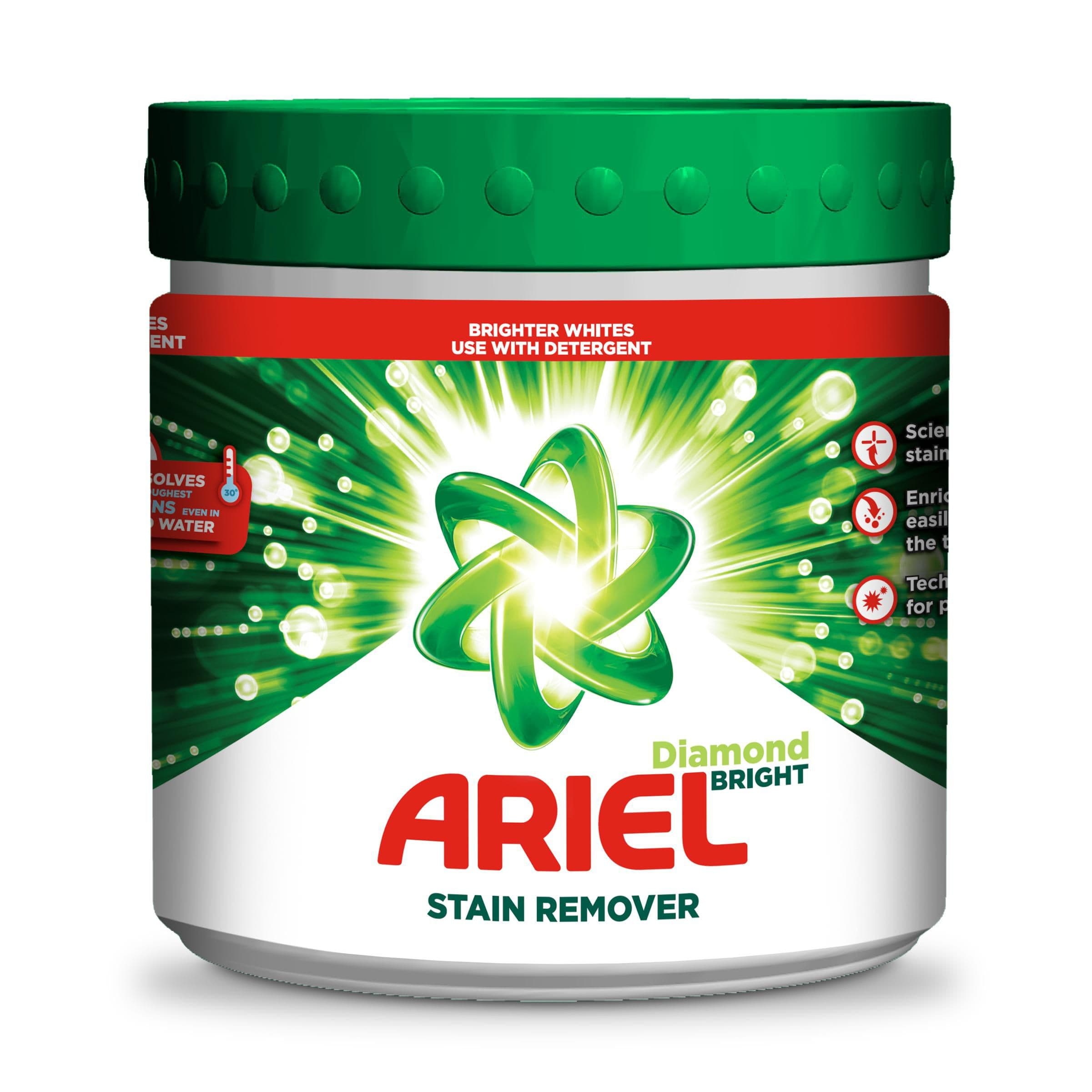 Ariel odstraňovač skvrn na bílé prádlo prášek 500g