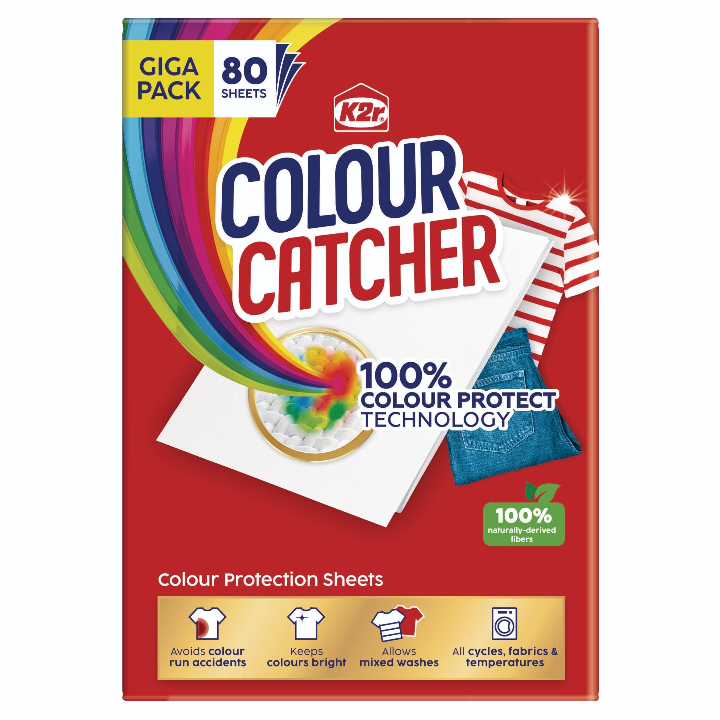 K2r Color Catcher ubrousek pro praní prádla 80 ks