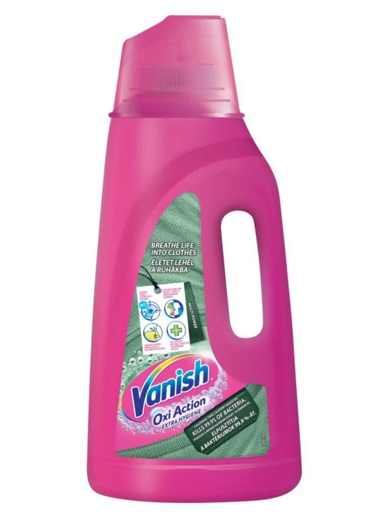 Vanish Oxi Action Extra Hygiene Tekutý odstraňovač skvrn 1880ml