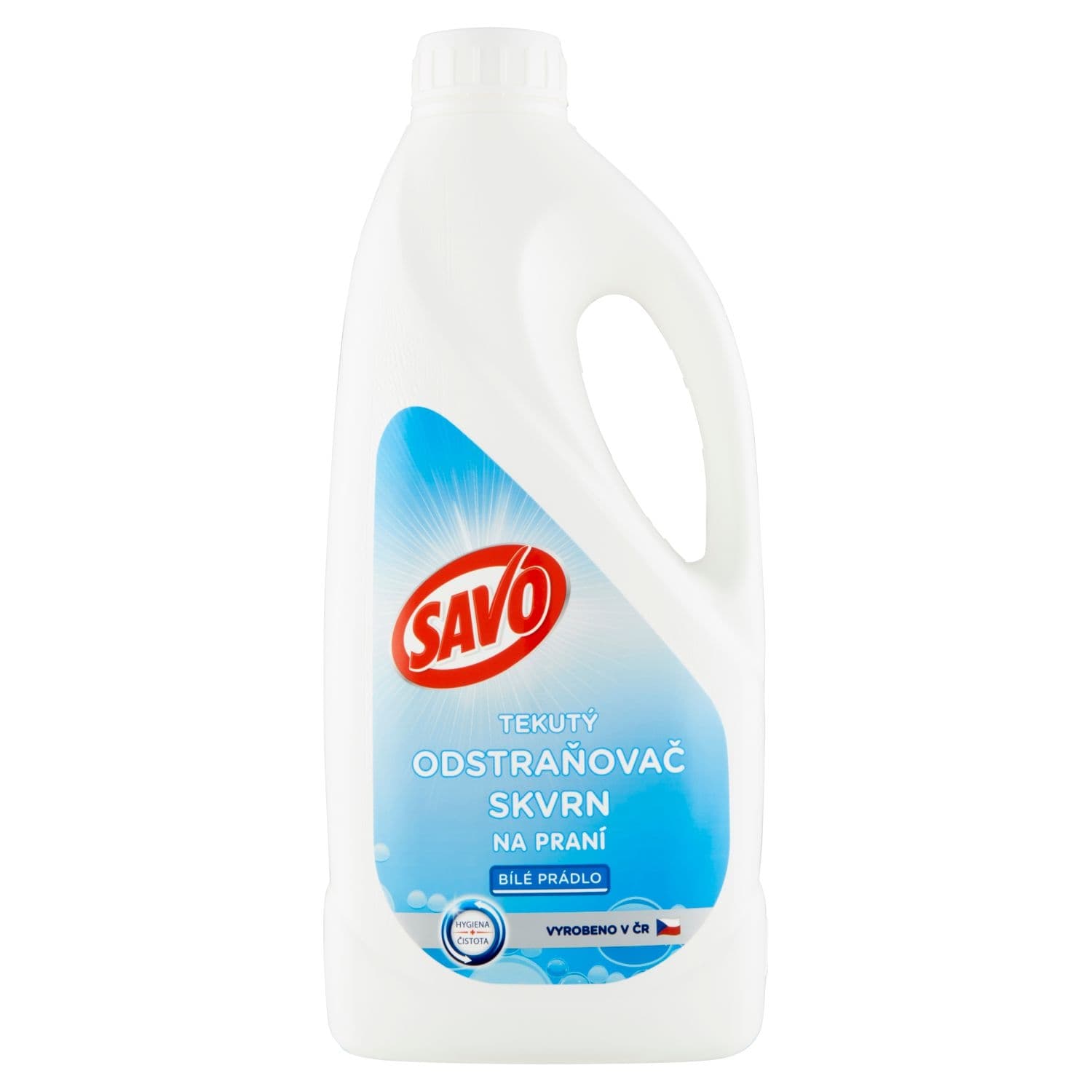 Savo Tekutý odstraňovač skvrn na bílé prádlo 900ml