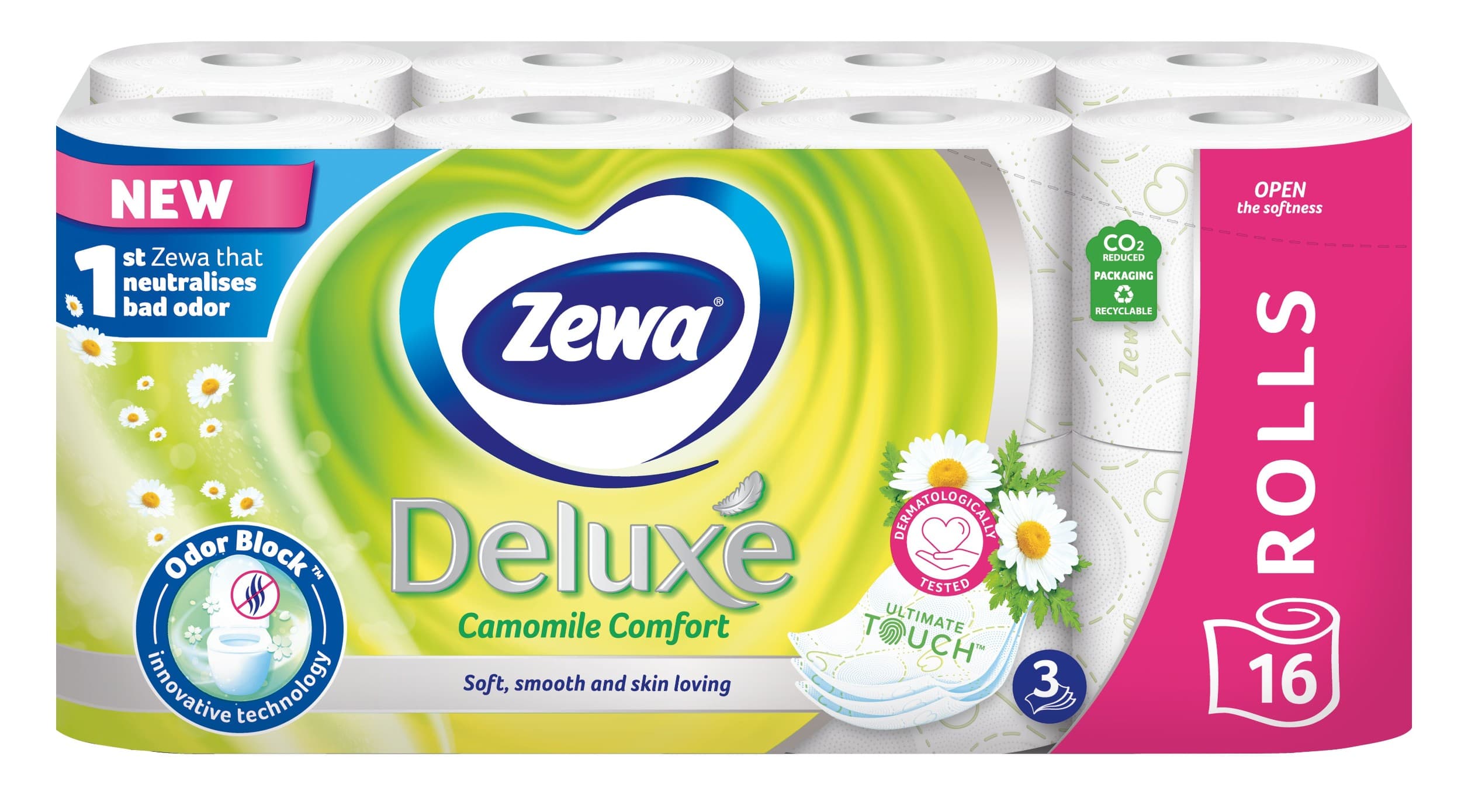 Zewa Deluxe Camomile Comfort toaletní papír 16ks