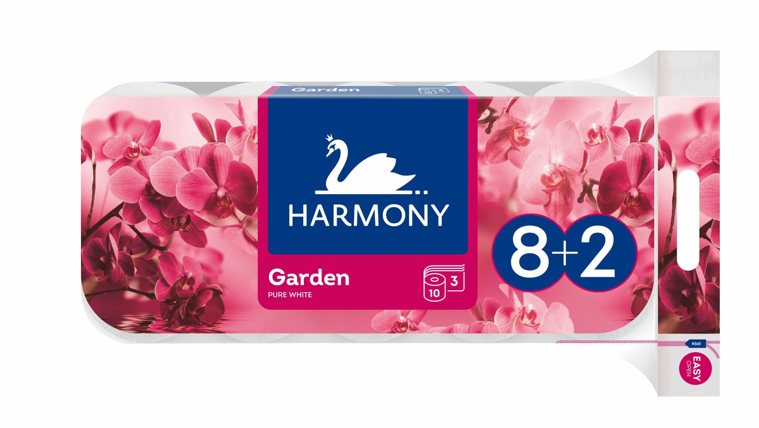 Harmony Toaletní papír Garden 3vrstvý 10 ks