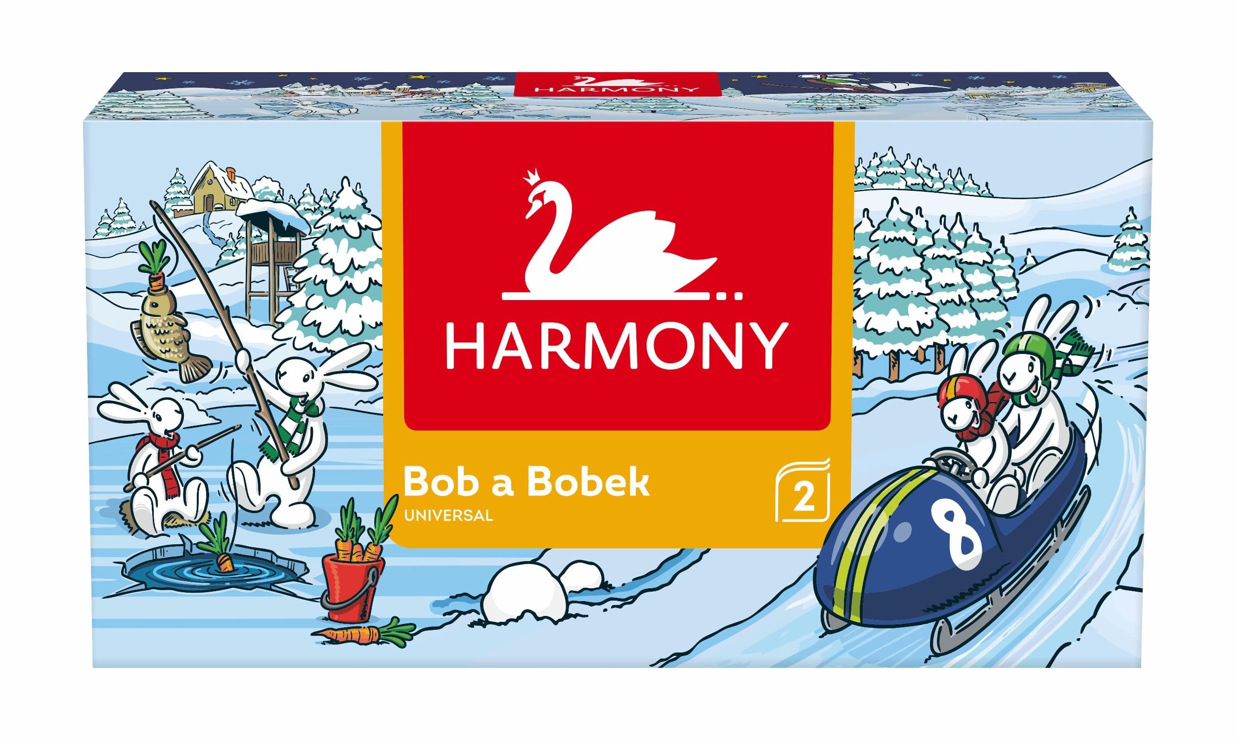 Harmony Papírové kapesniky 2 vrstvy 150ks