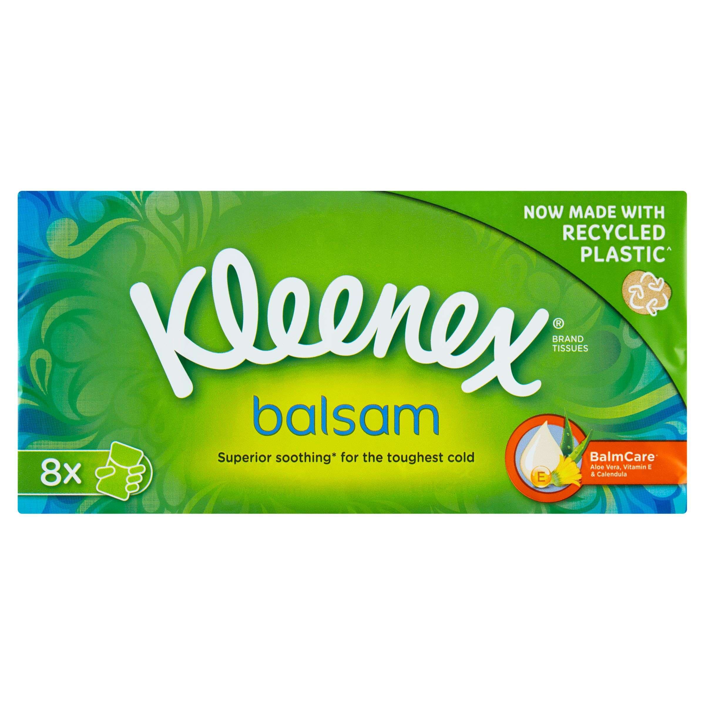 Kleenex Kapesníky papírové Balsam Hanks 8x9ks