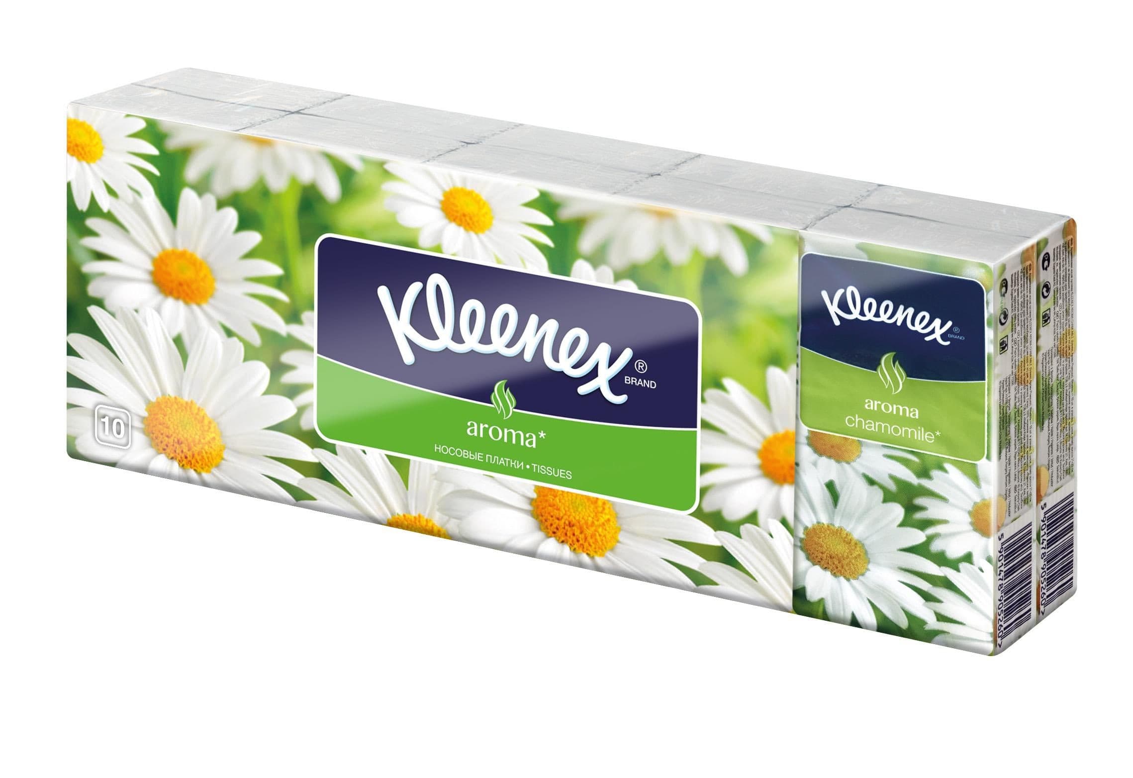 Kleenex Family Hanks - Camomile 3vrstvé 10x10ks