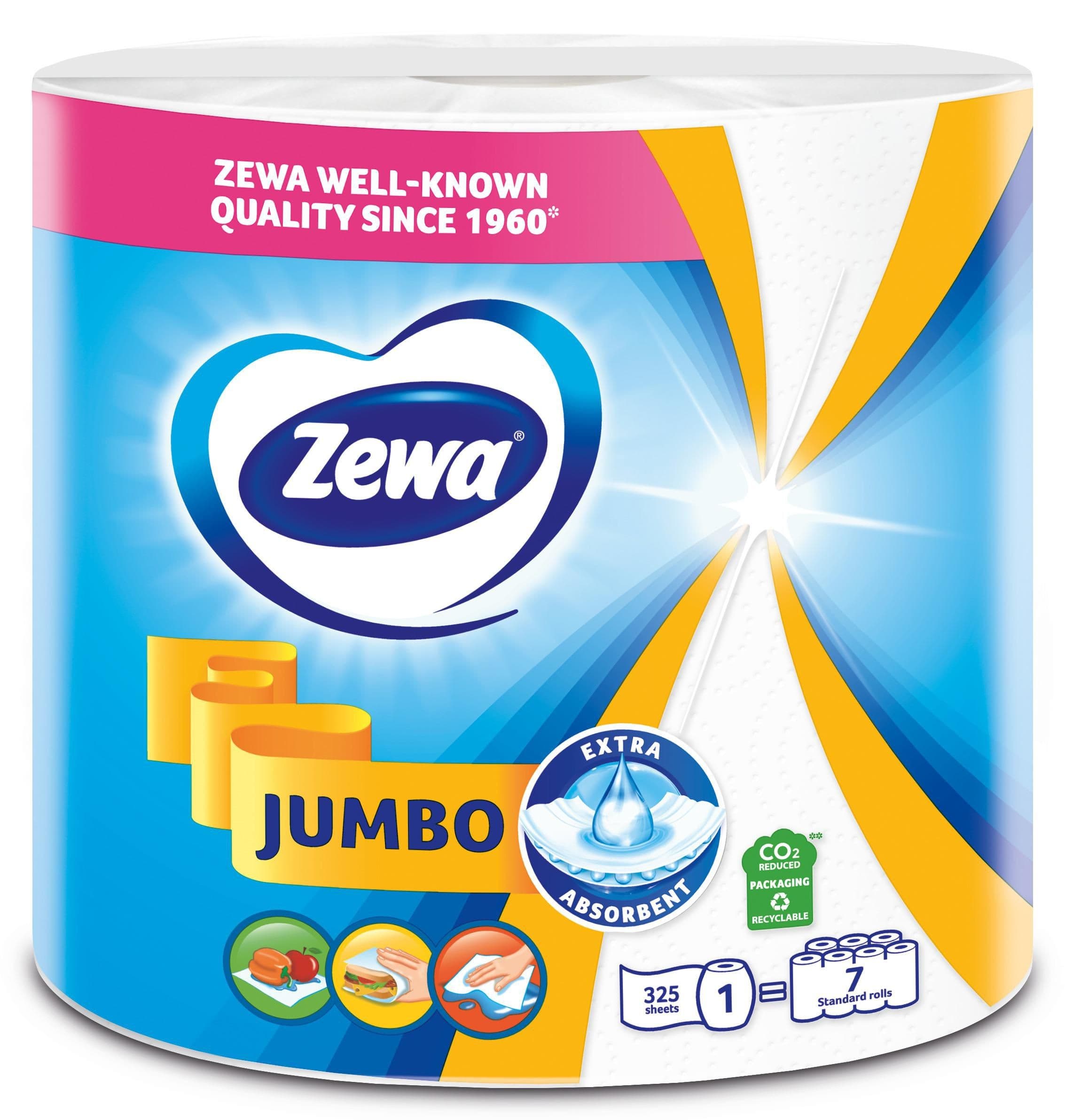 Zewa Jumbo kuchyňské utěrky 1role 325 útržků