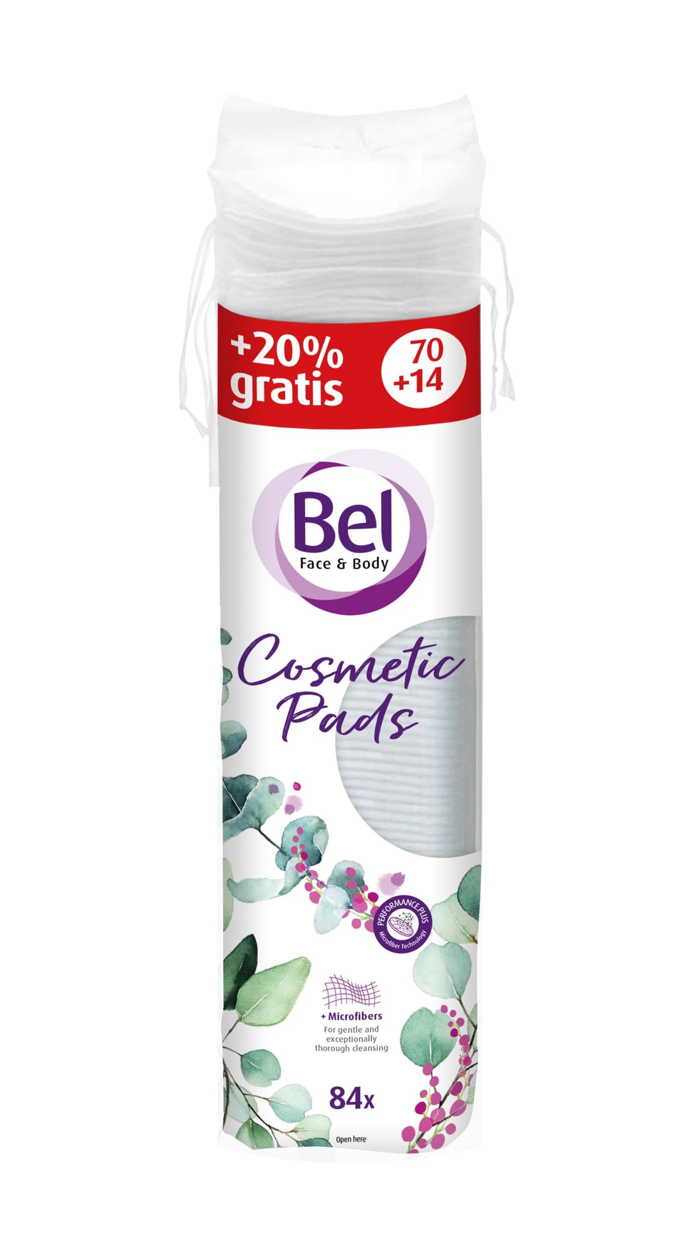 Bel Cosmetic Kosmetické tampónky s mikrovláknem 70 ks