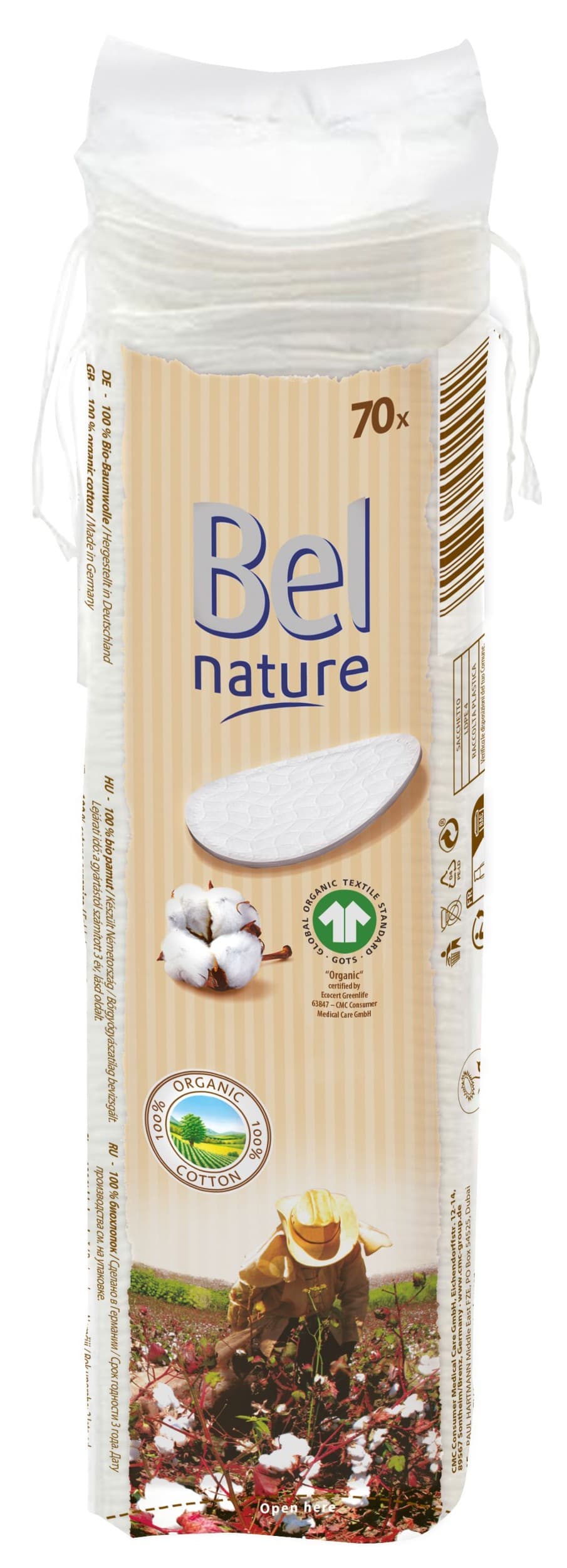 Bel Nature Vatové odličovací tampóny 70 ks