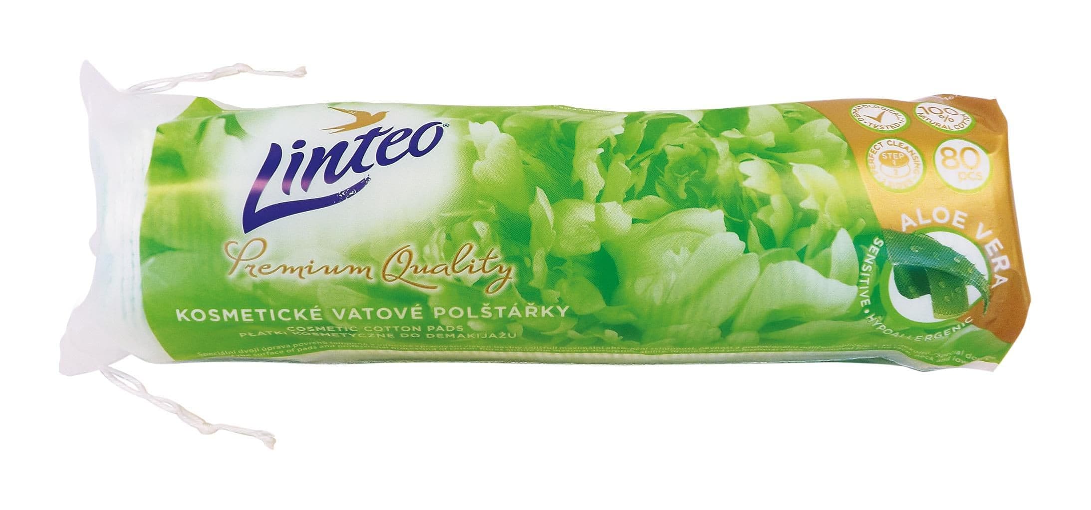 Linteo Odličovací tampony Aloe 80 ks