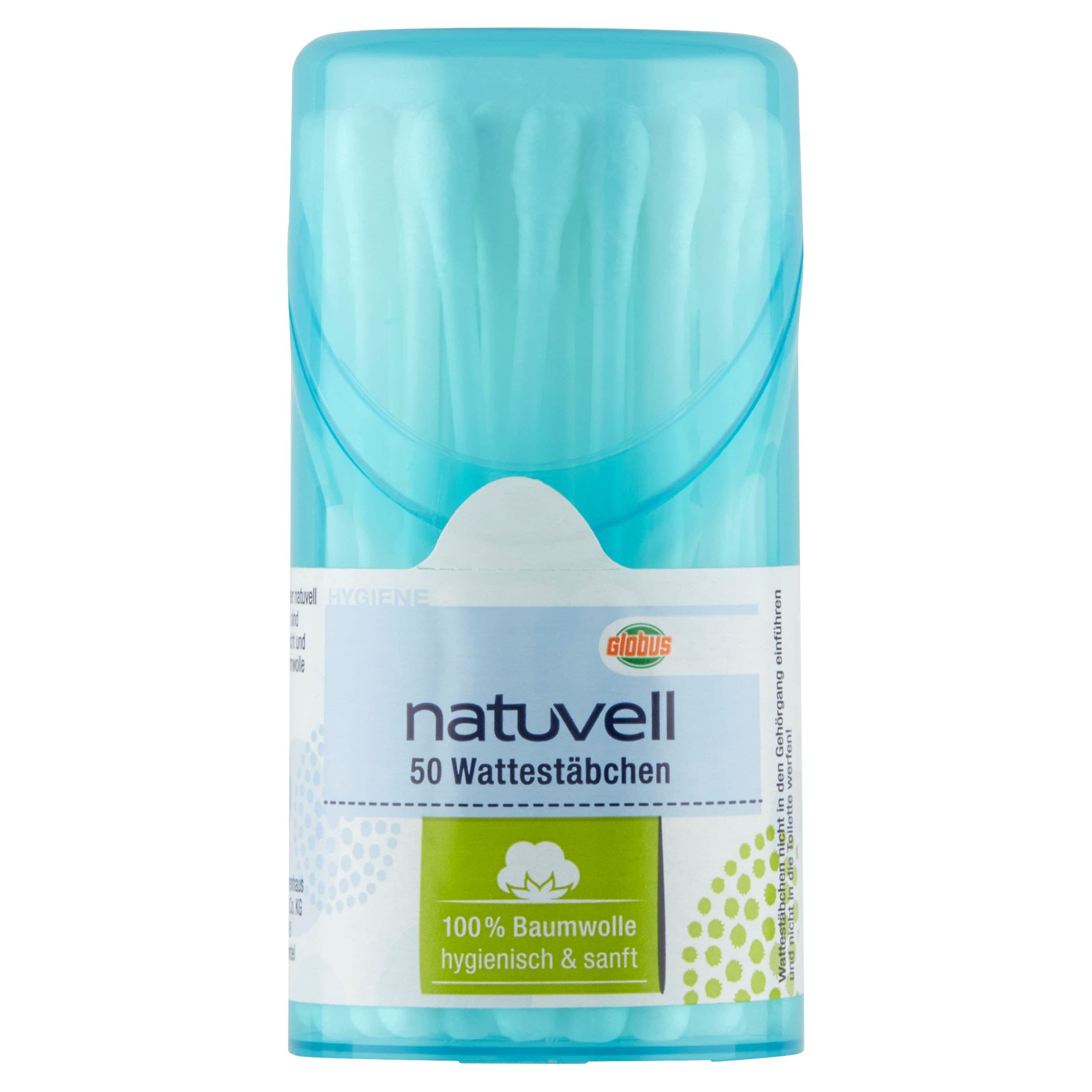 Natuvell Vatové tyčinky 50 ks