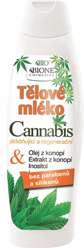 BIOne Cosmetics BIO Cannabis zvláčňující tělové mléko 500 ml