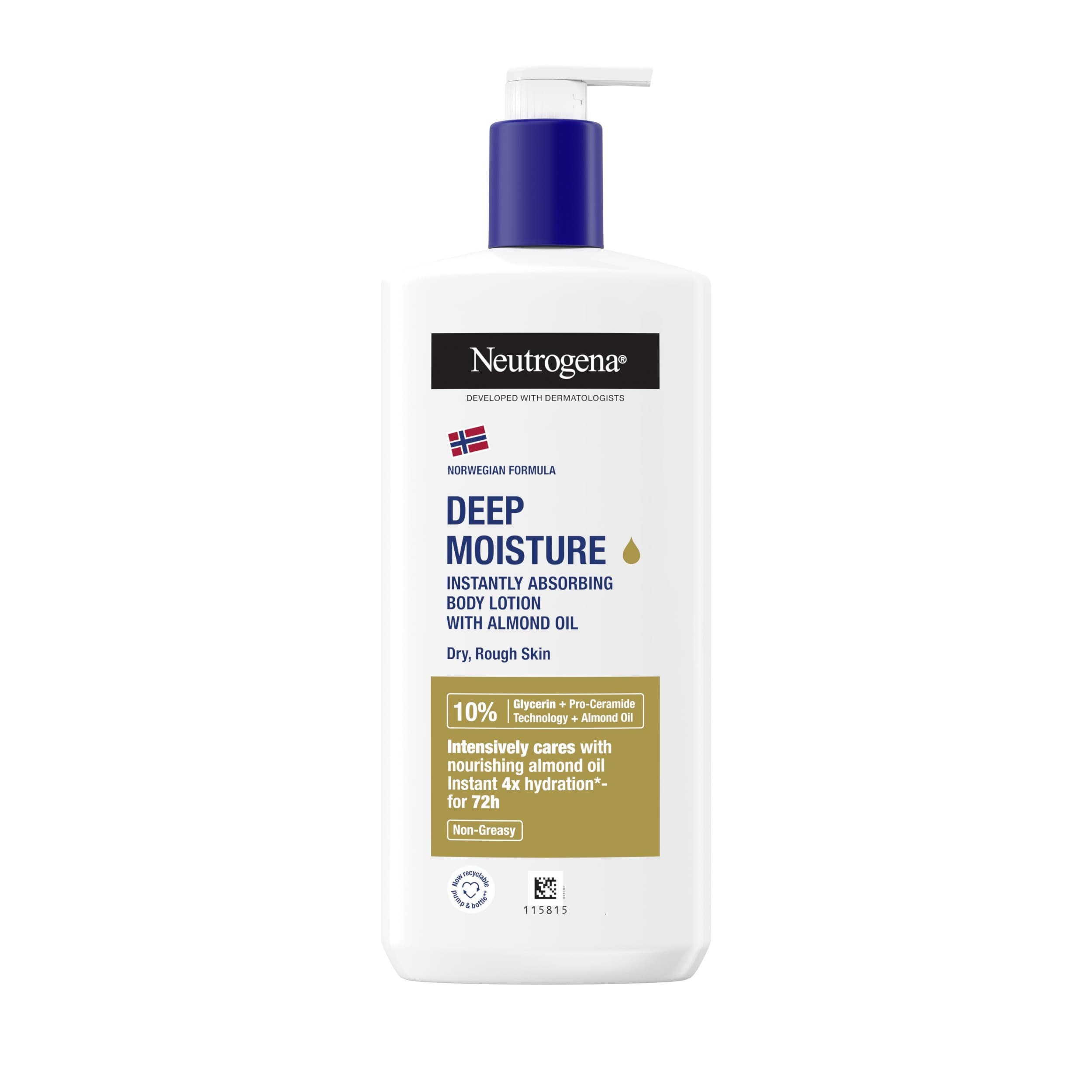 Neutrogena® Norská receptura Hloubkově hydratační tělové mléko s olejem 400 ml