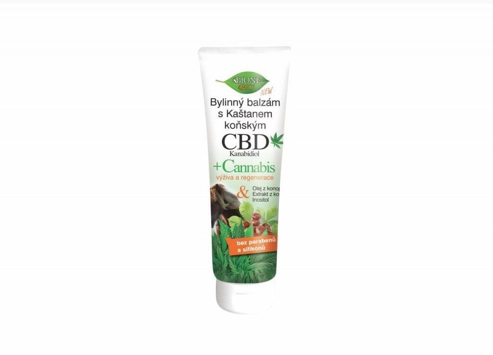Bio CBD Kanabidiol bylinný balzám s kaštanem koňským 300ml