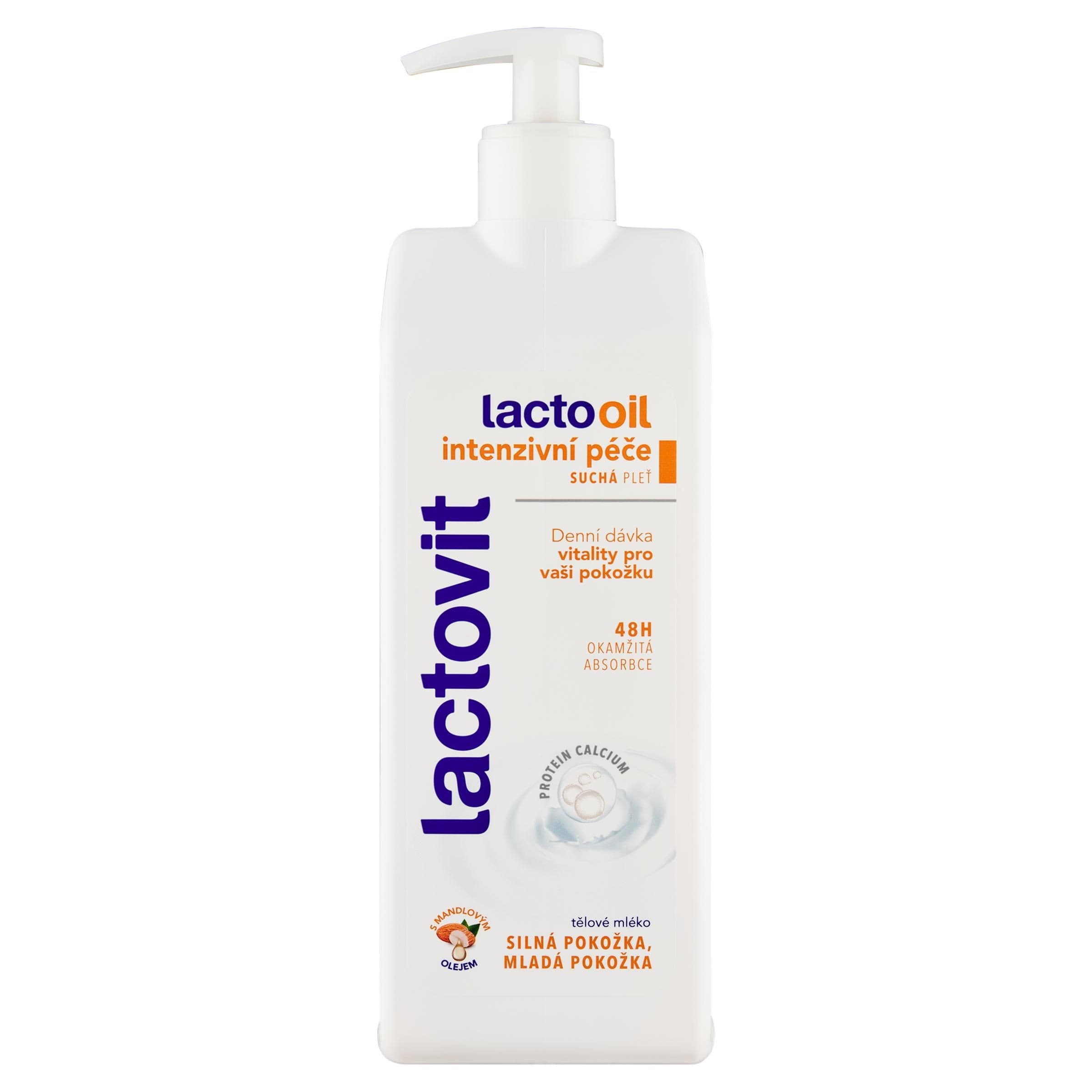 Lactovit Lactooil Intenzivní péče tělové mléko 400 ml