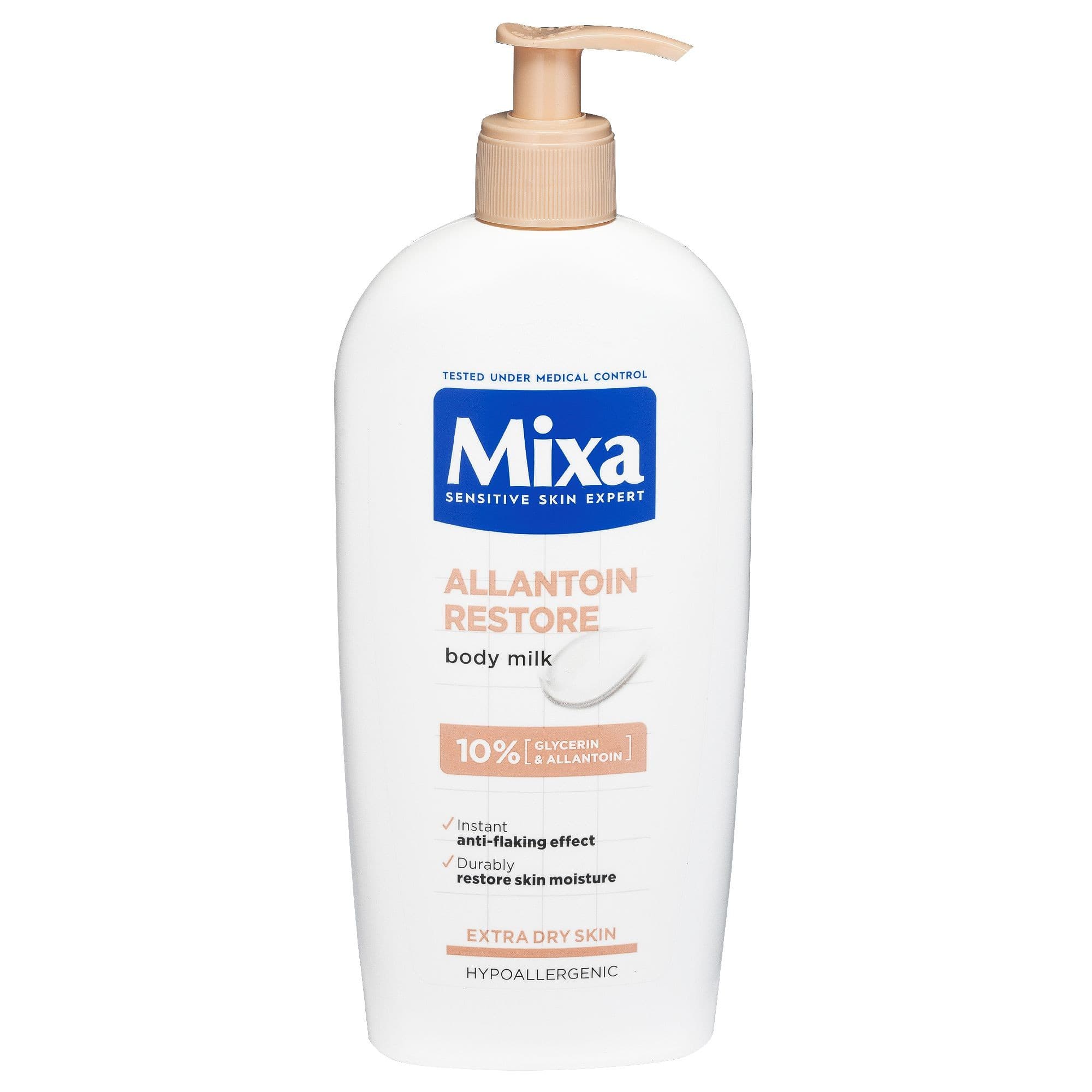 Mixa Intensive Care Dry Skin regenerační promašťující tělovémléko 400 ml