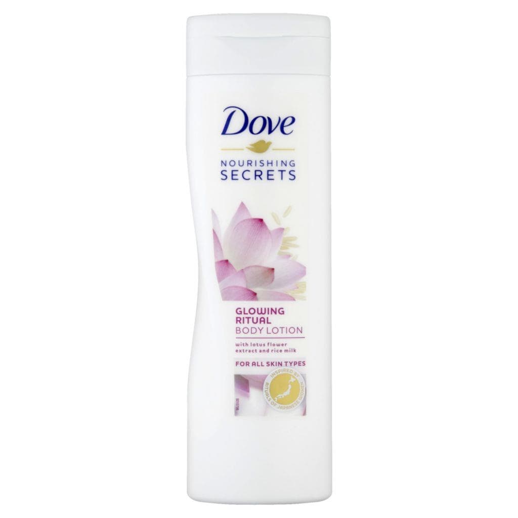 Dove Rozjasňující Rituál tělové mléko s extraktem z lotosového květu a rýžovým mlékem 250 ml