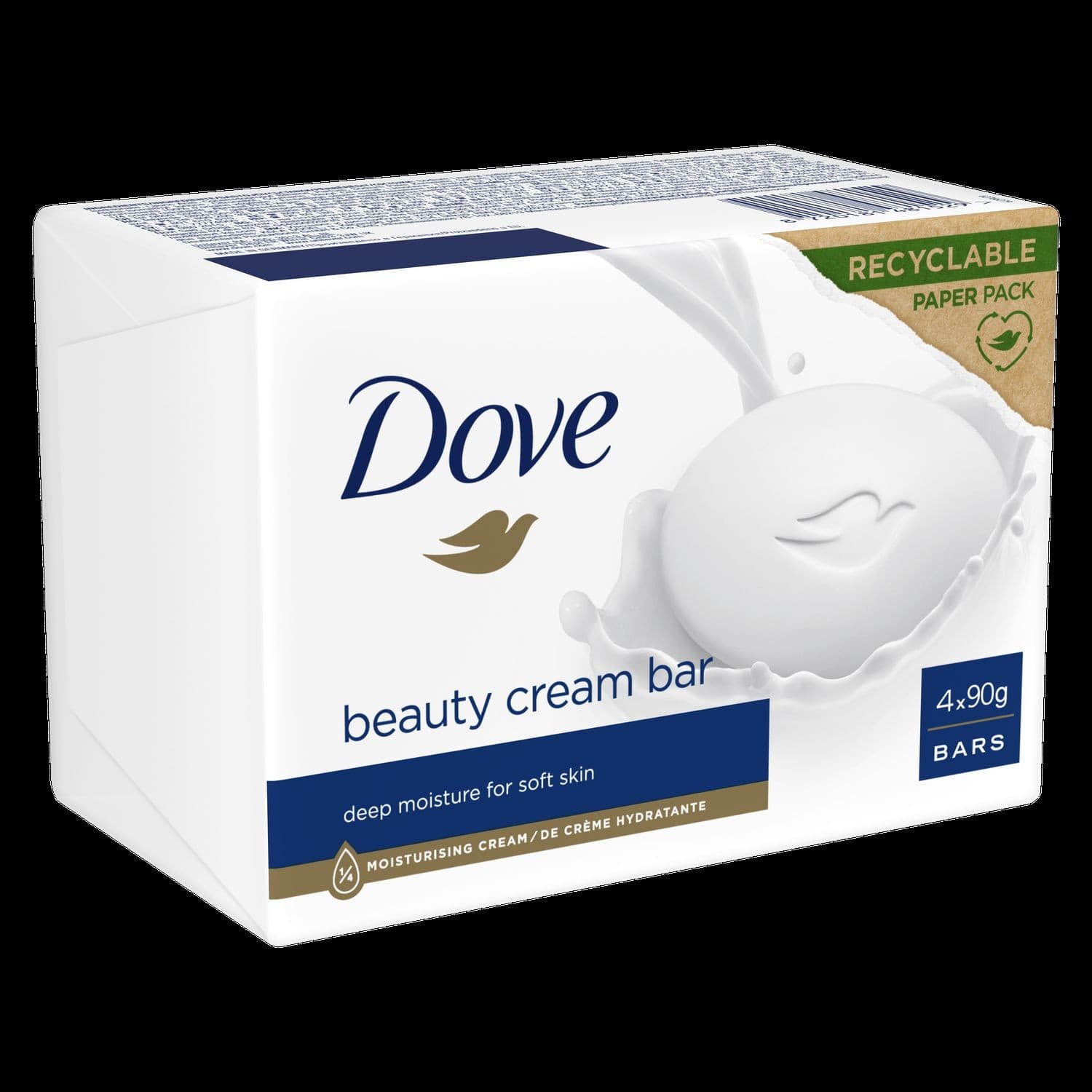 Dove krémová tableta original 4x90g