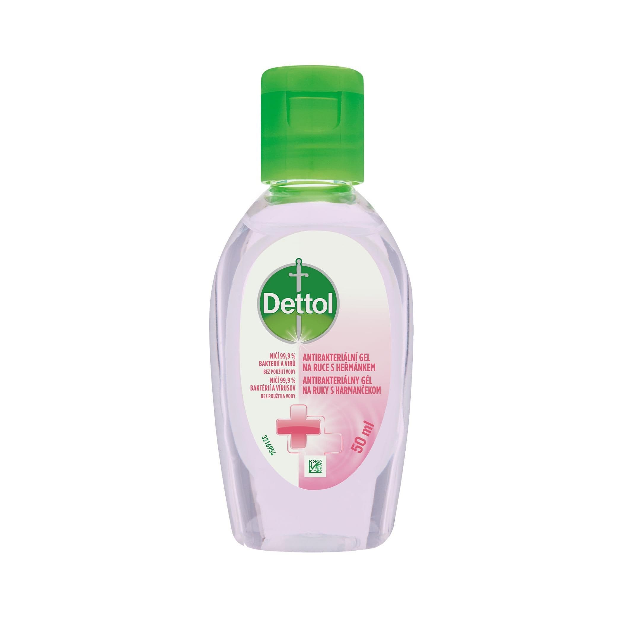 Dettol Antibakteriální gel na ruce s heřmánkem 50 ml