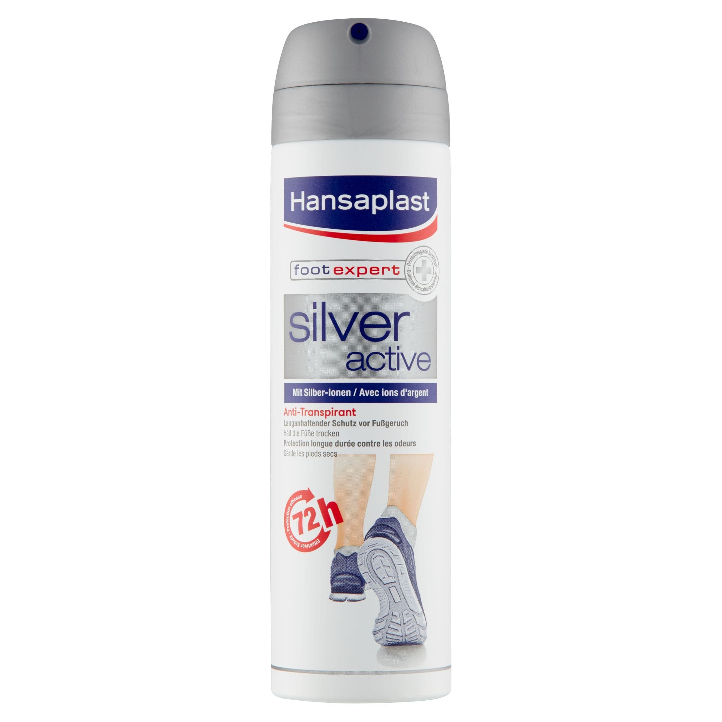 Hansaplast Foot Expert Silver Active Antiperspirant sprej na nohy 150 ml