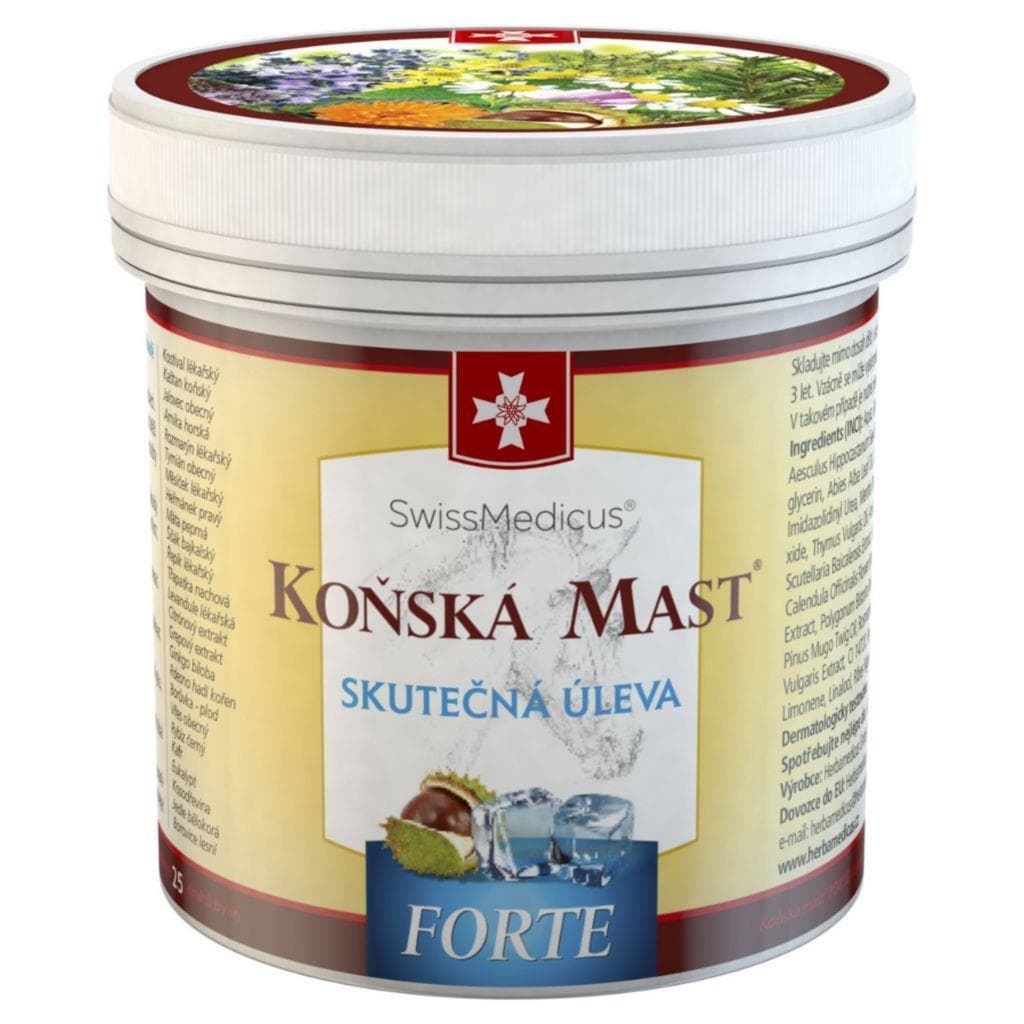 SwissMedicus Koňská mast forte chladivá 250 ml